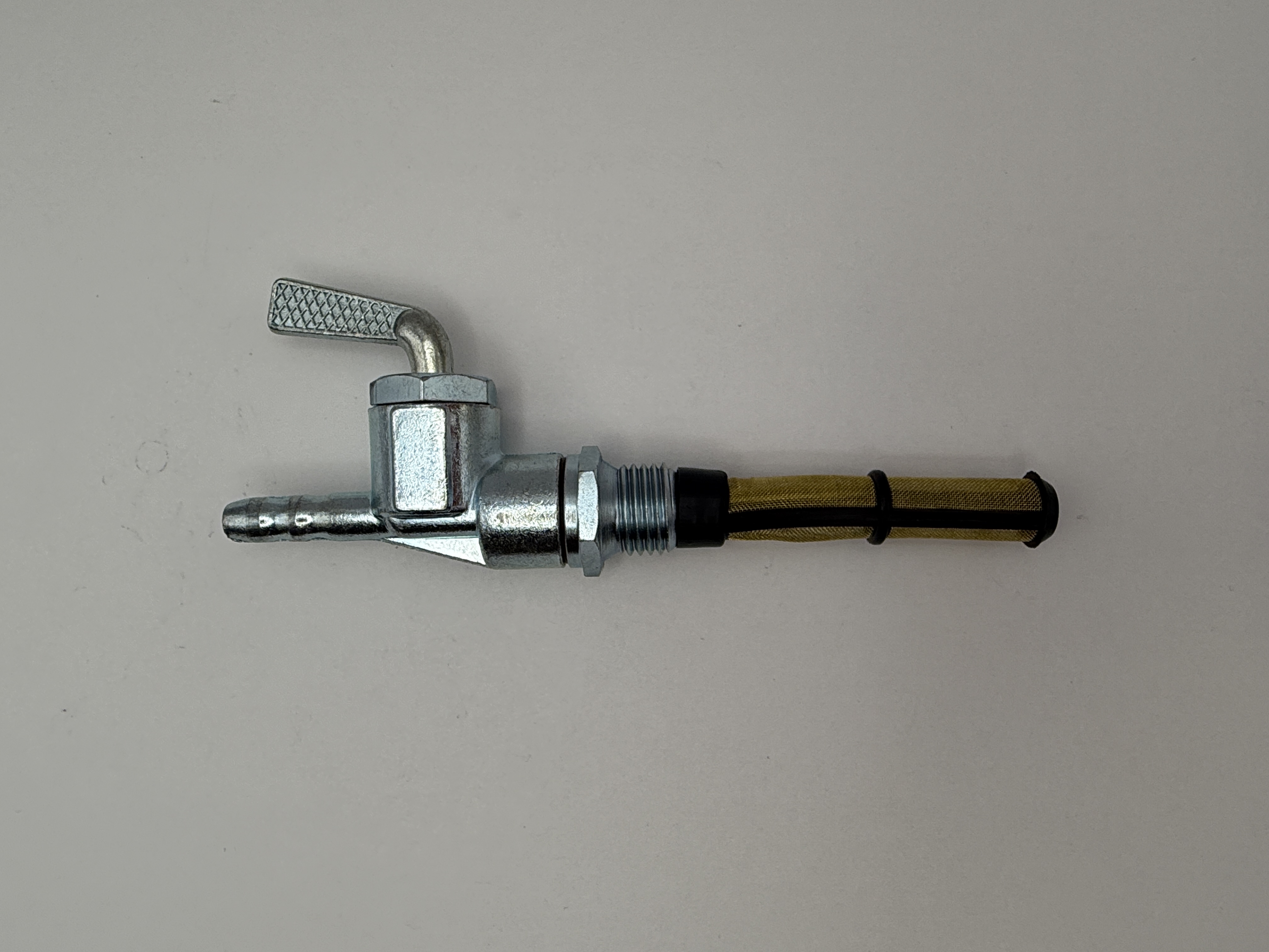 Hendler Petrol Tap CZ 14mm Screw In Right Hand Outlet (On & Off)