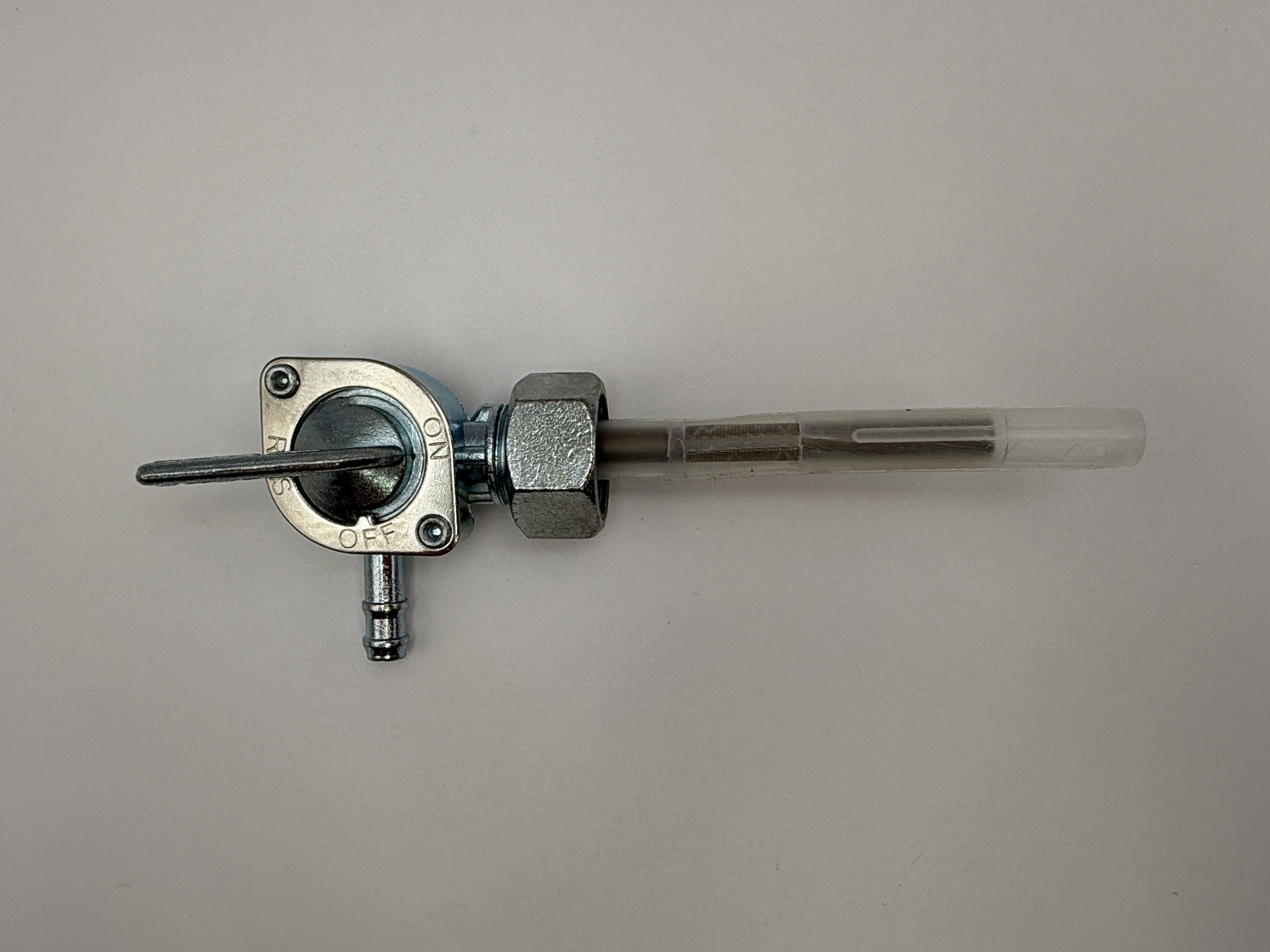 Hendler Petrol Tap 18mm x 1.00mm With Right Hand Outlet (On, Off & Reserve)