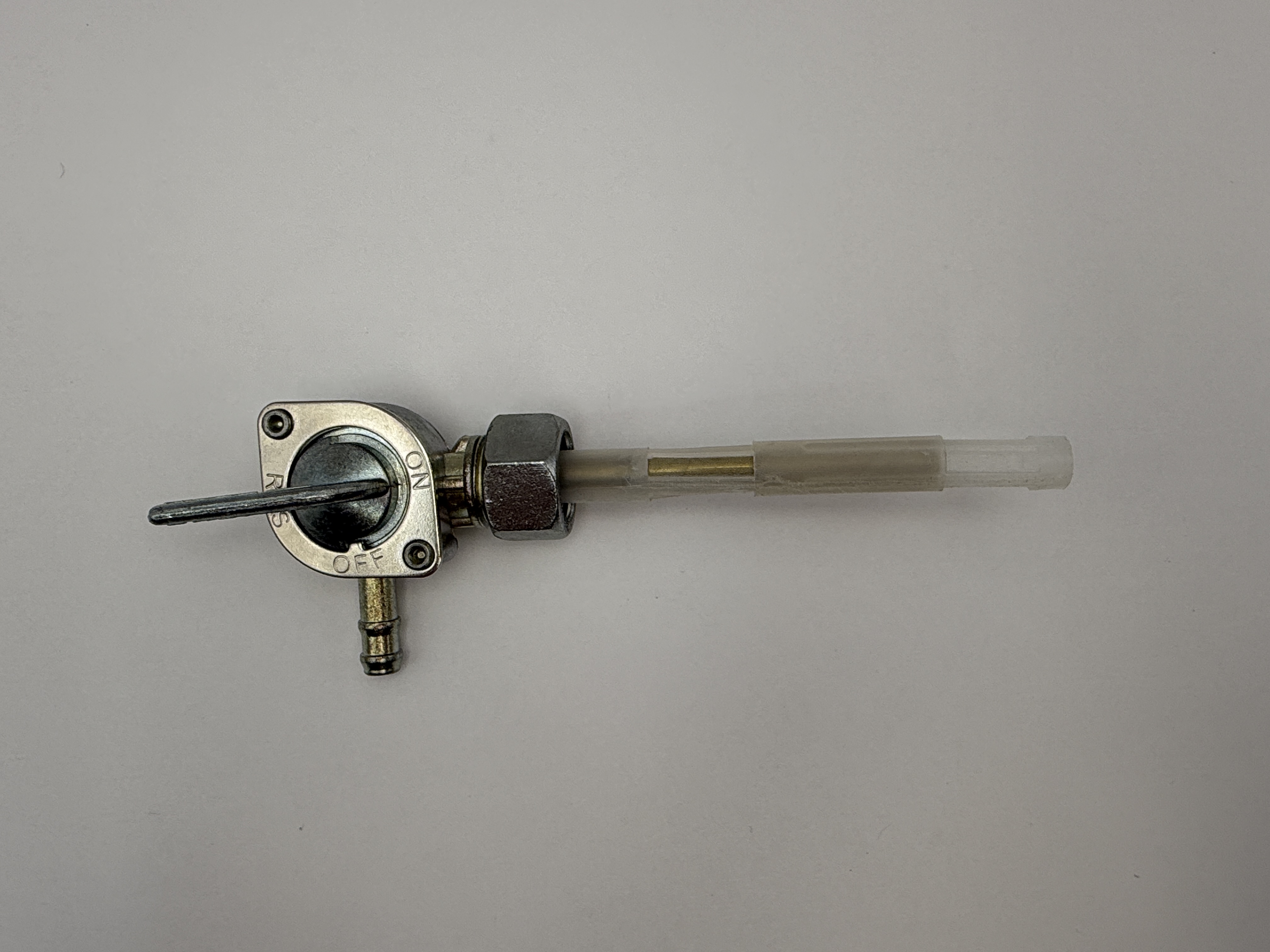 Hendler Petrol Tap 14mm x 1.25mm With Right Hand Outlet (On, Off & Reserve)