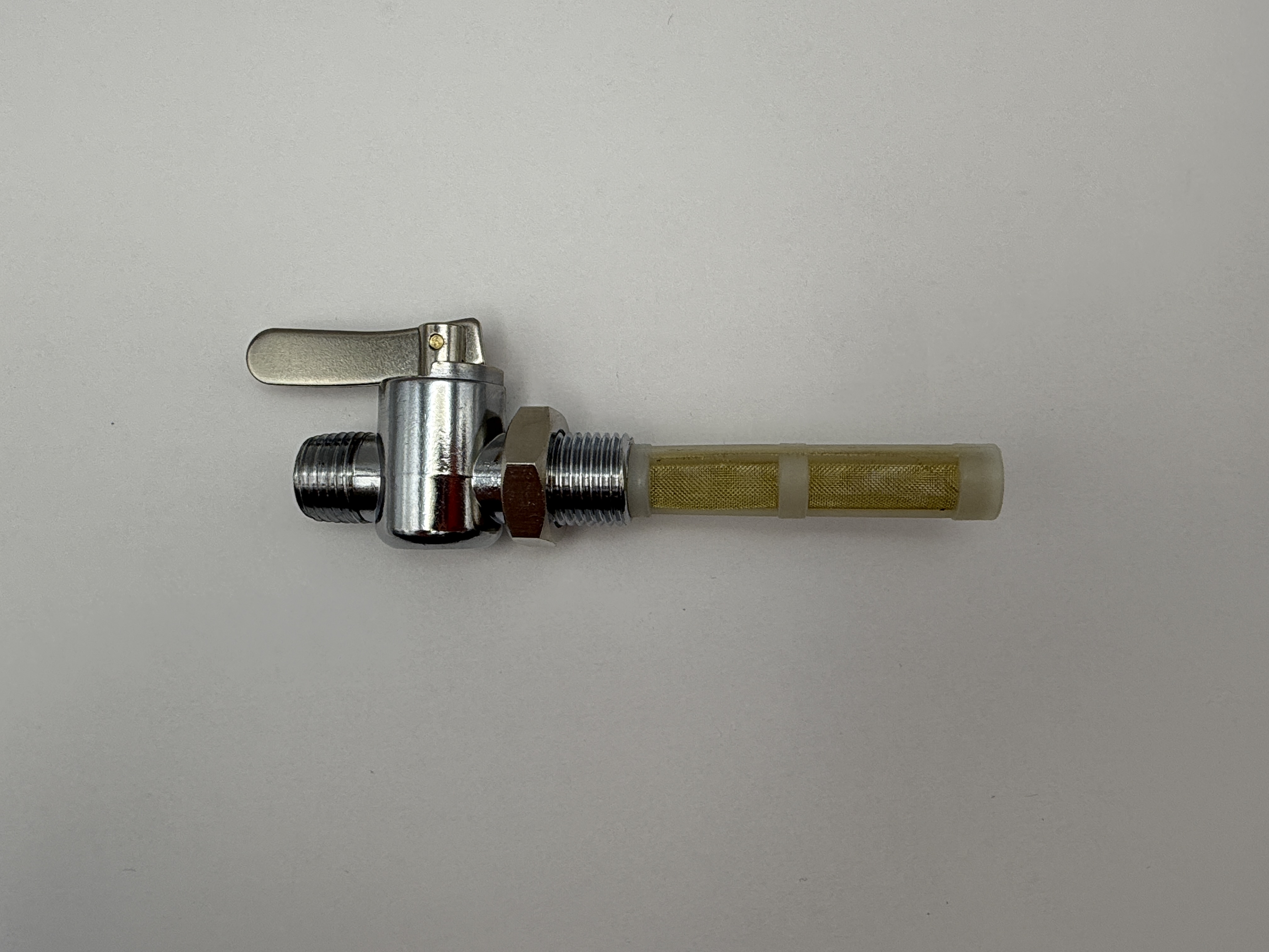 Hendler Petrol Tap British 1/2" Chrome With Nut (No Reserve Pipe)