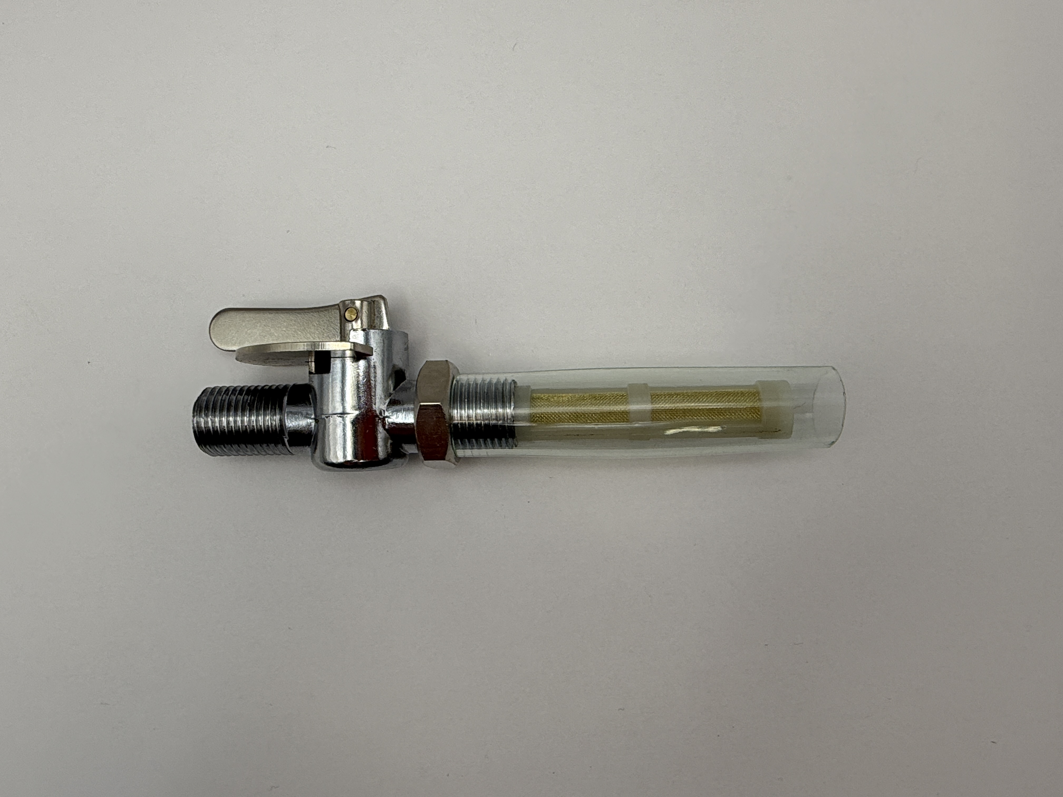Hendler Petrol Tap 1/2" Chrome With Nut (On & Off) (No Reserve Pipe)