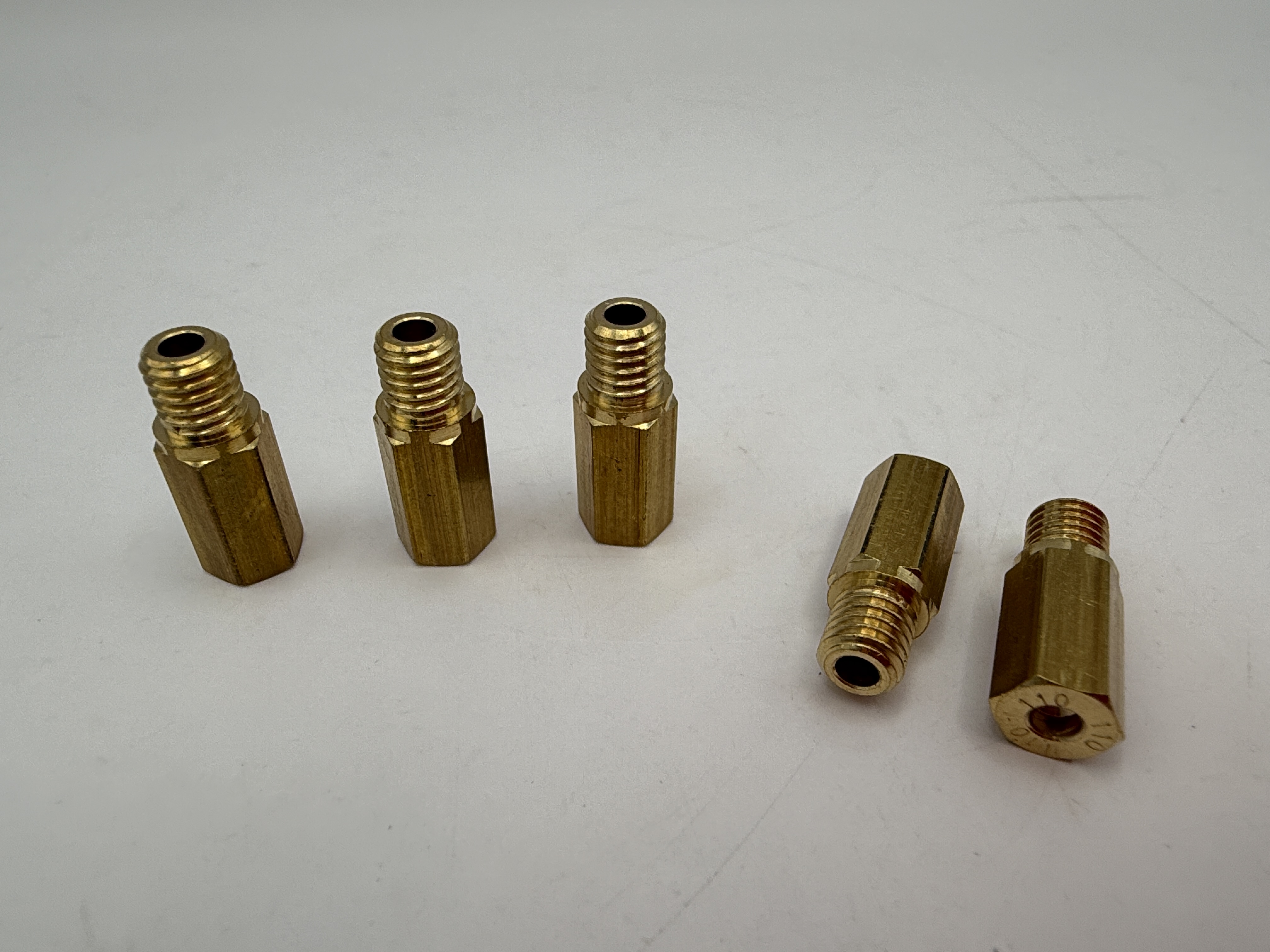 Hendler Brass Jets Hex Long 110 (6mm Head Size, 5mm Thread, 0.90mm Pitch)