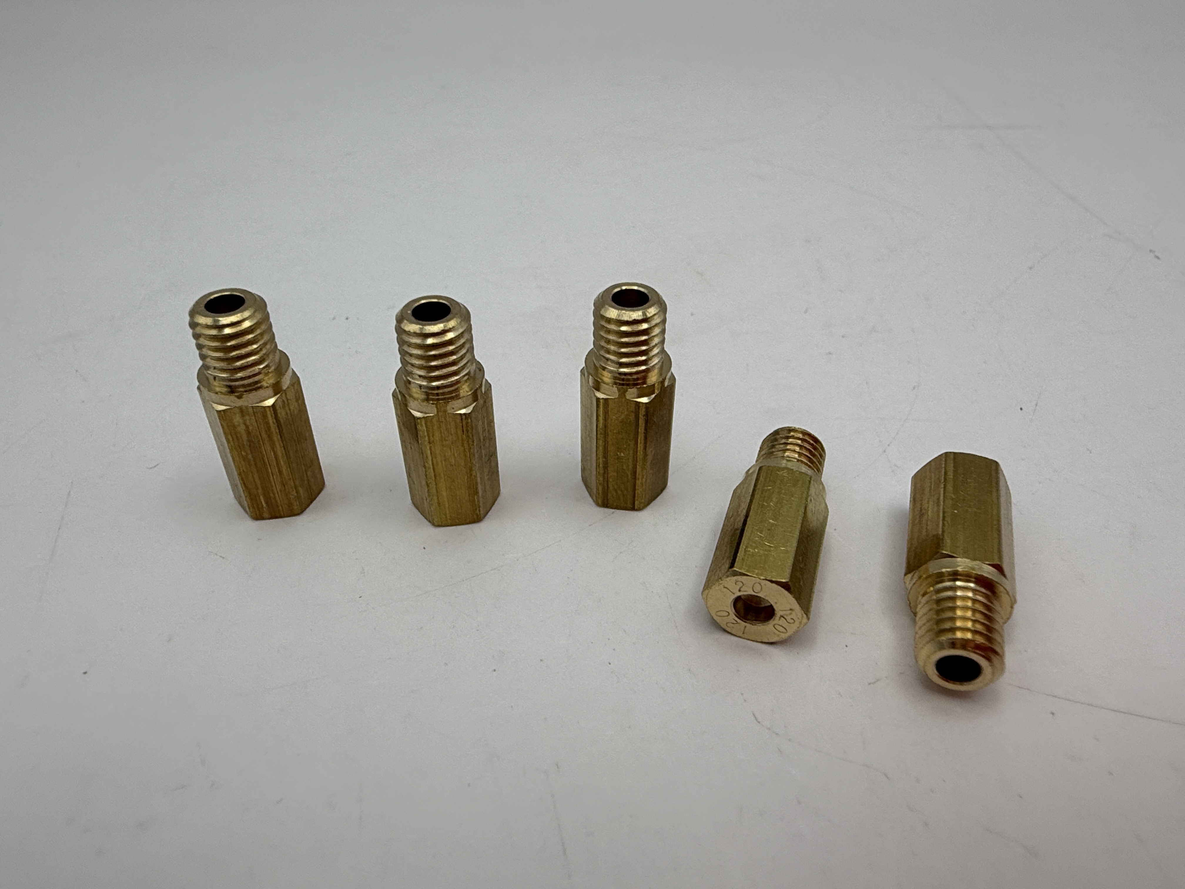 Hendler Brass Jets Hex Long 120 (6mm Head Size, 5mm Thread, 0.90mm Pitch)