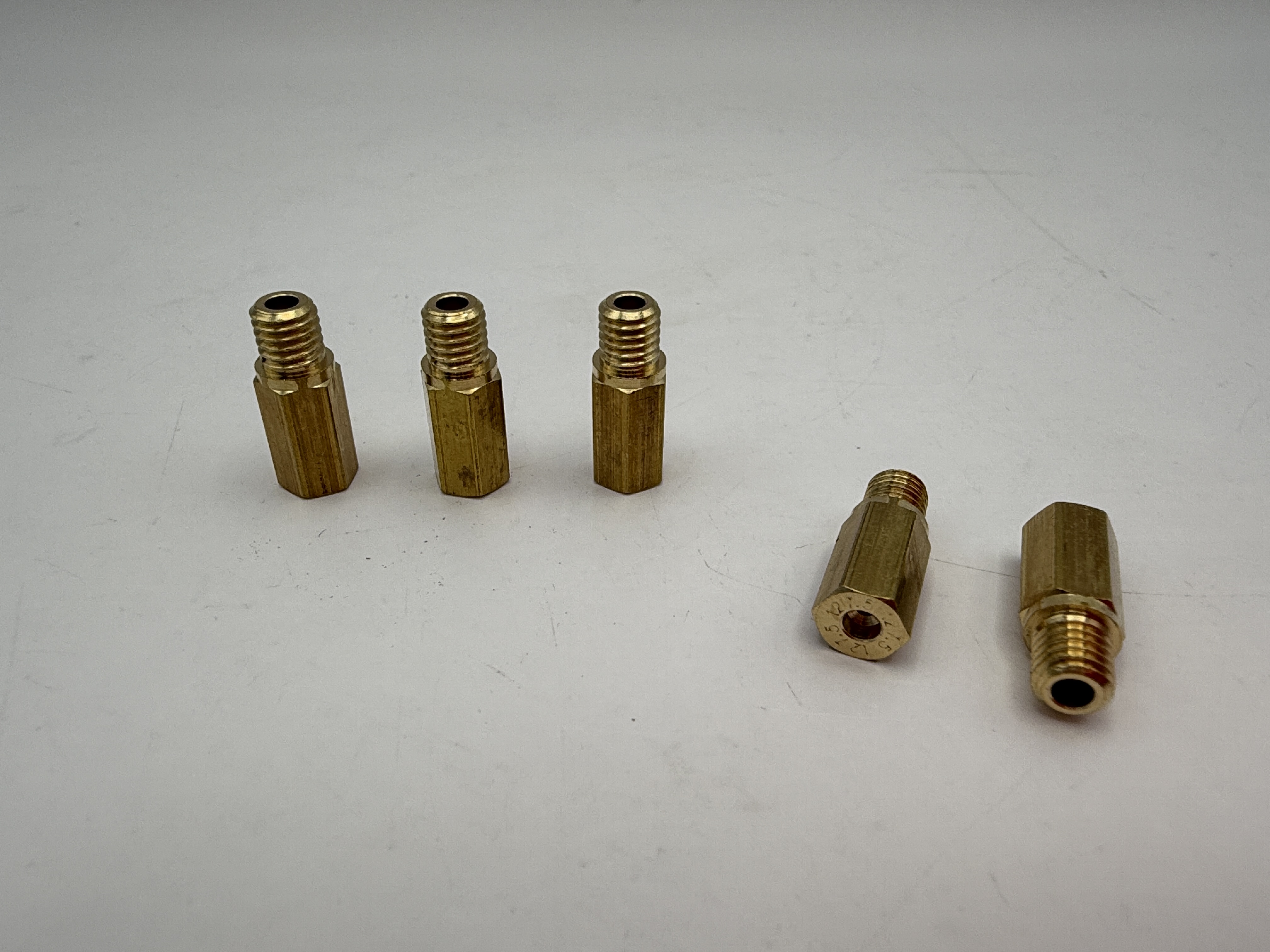 Hendler Brass Jets Hex Long 127.5 (6mm Head Size, 5mm Thread, 0.90mm Pitch)