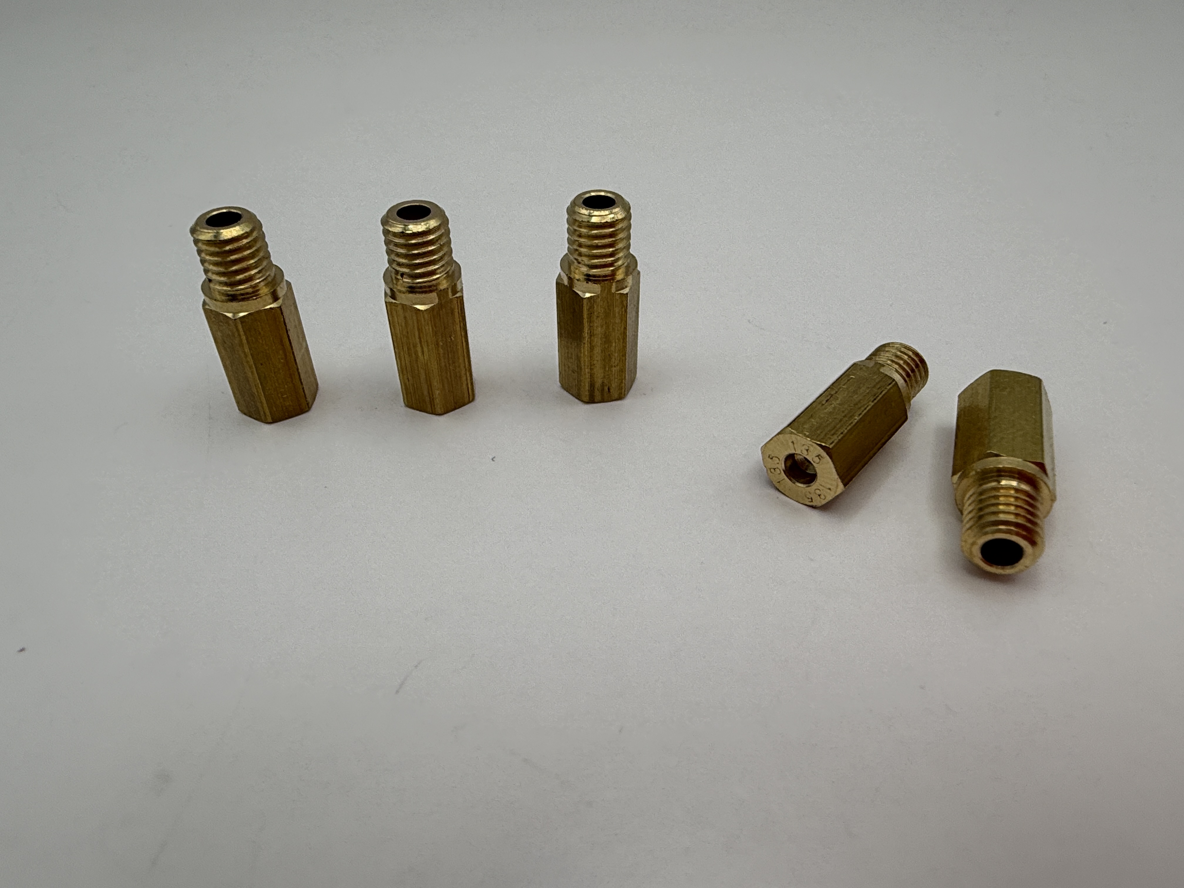 Hendler Brass Jets Hex Long 135(6mm Head Size, 5mm Thread, 0.90mm Pitch)