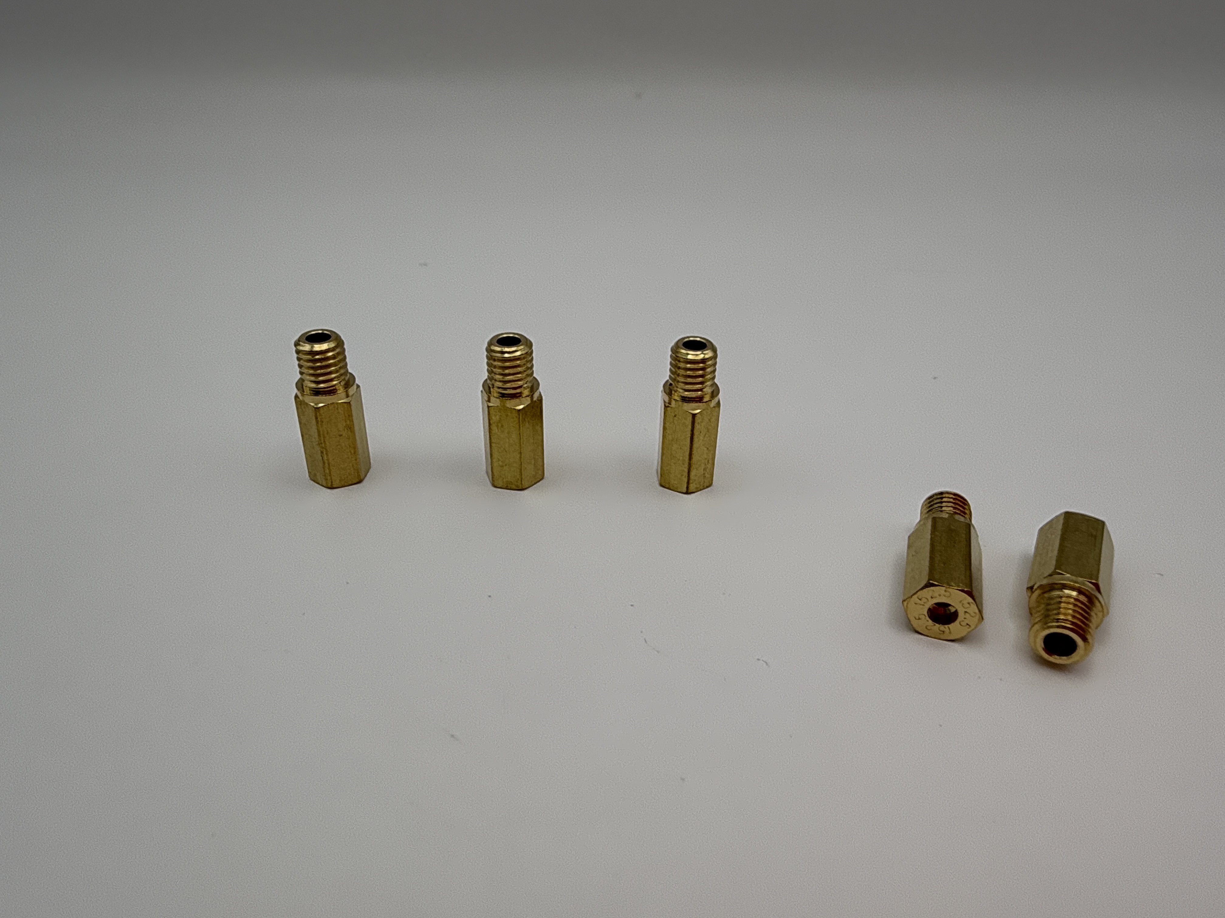 Hendler Brass Jets Hex Long 152.5 (6mm Head Size, 5mm Thread, 0.90mm Pitch)