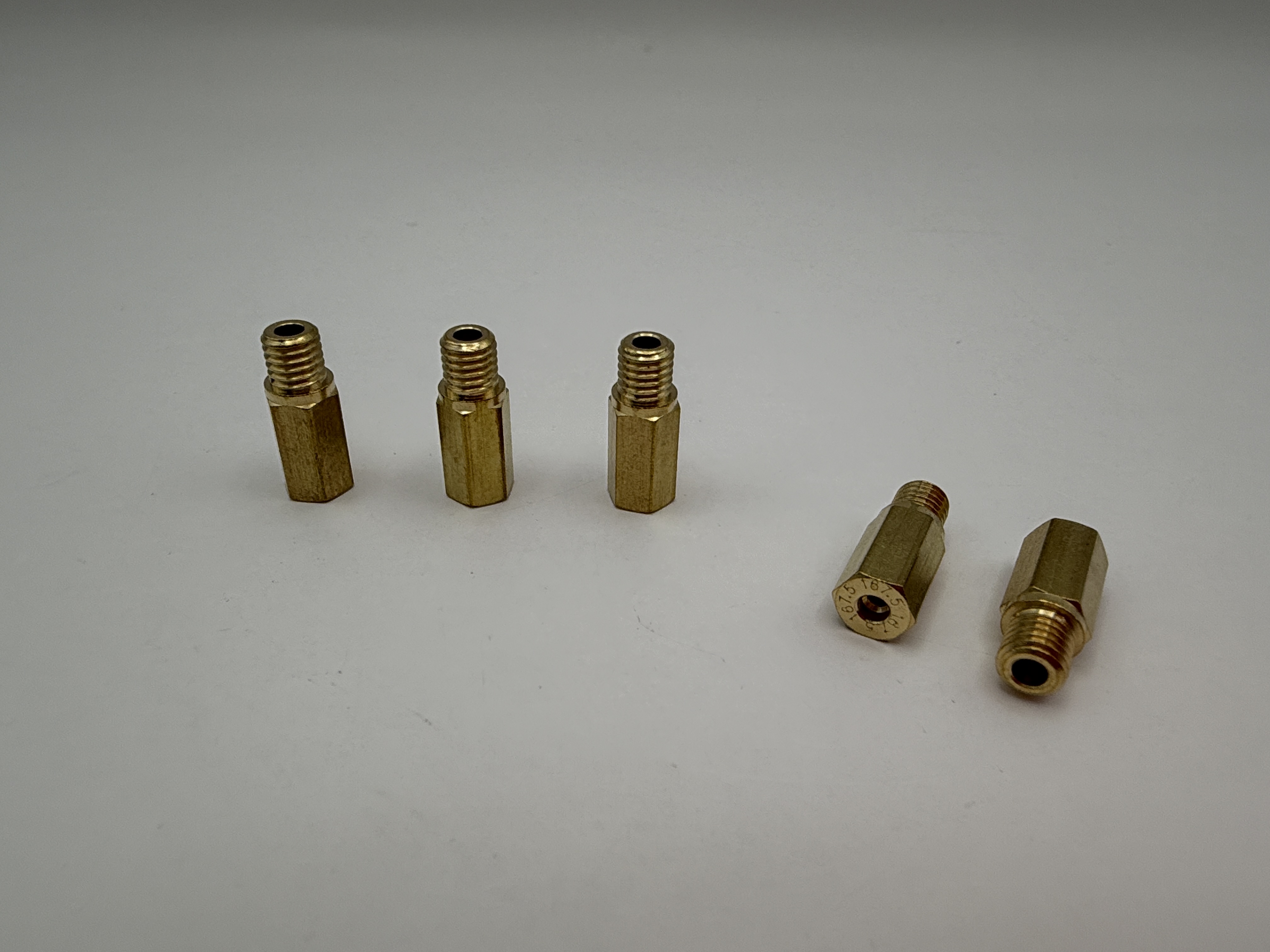 Hendler Brass Jets Hex Long 167.5 (6mm Head Size, 5mm Thread, 0.90mm Pitch)