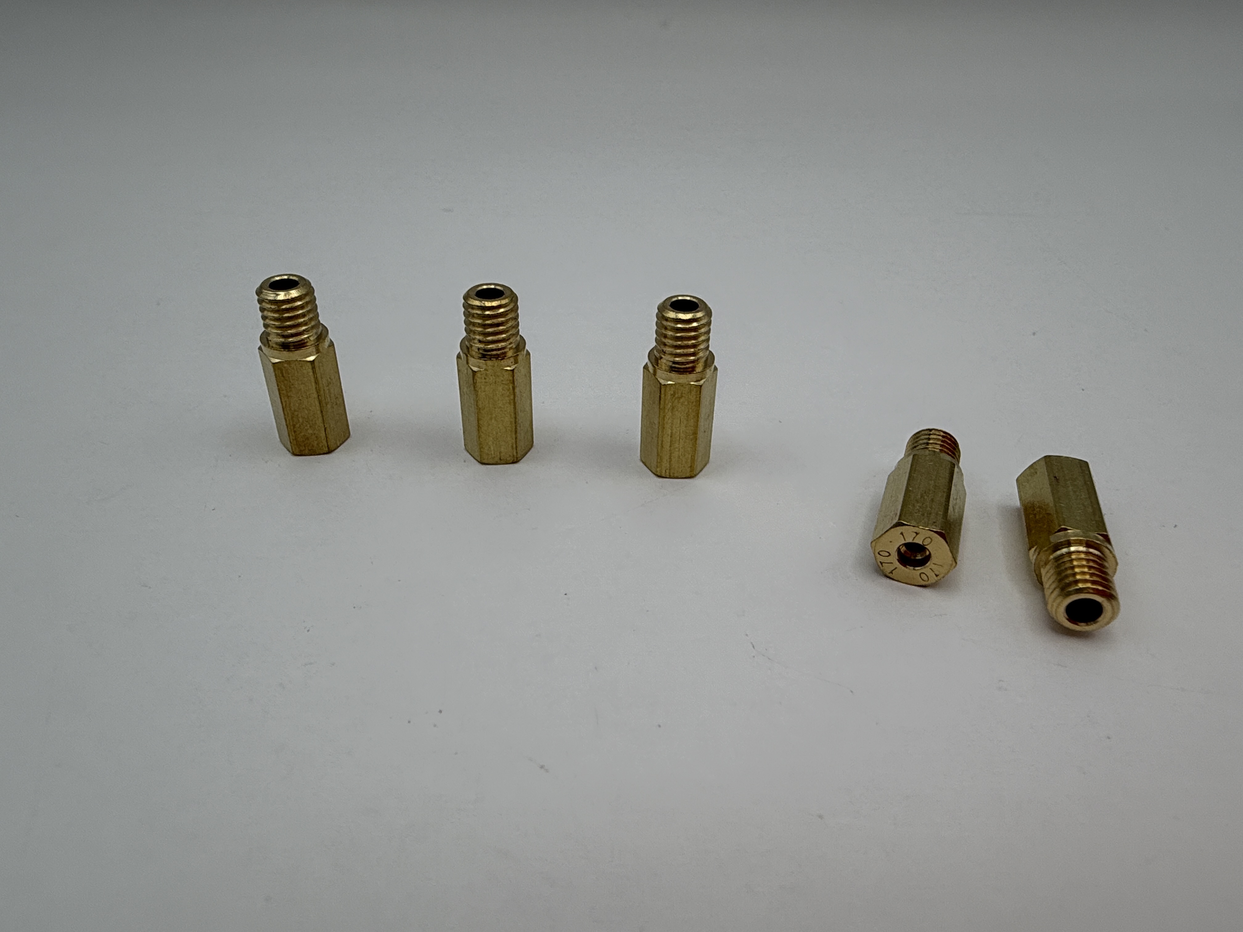 Hendler Brass Jets Hex Long 170 (6mm Head Size, 5mm Thread, 0.90mm Pitch)
