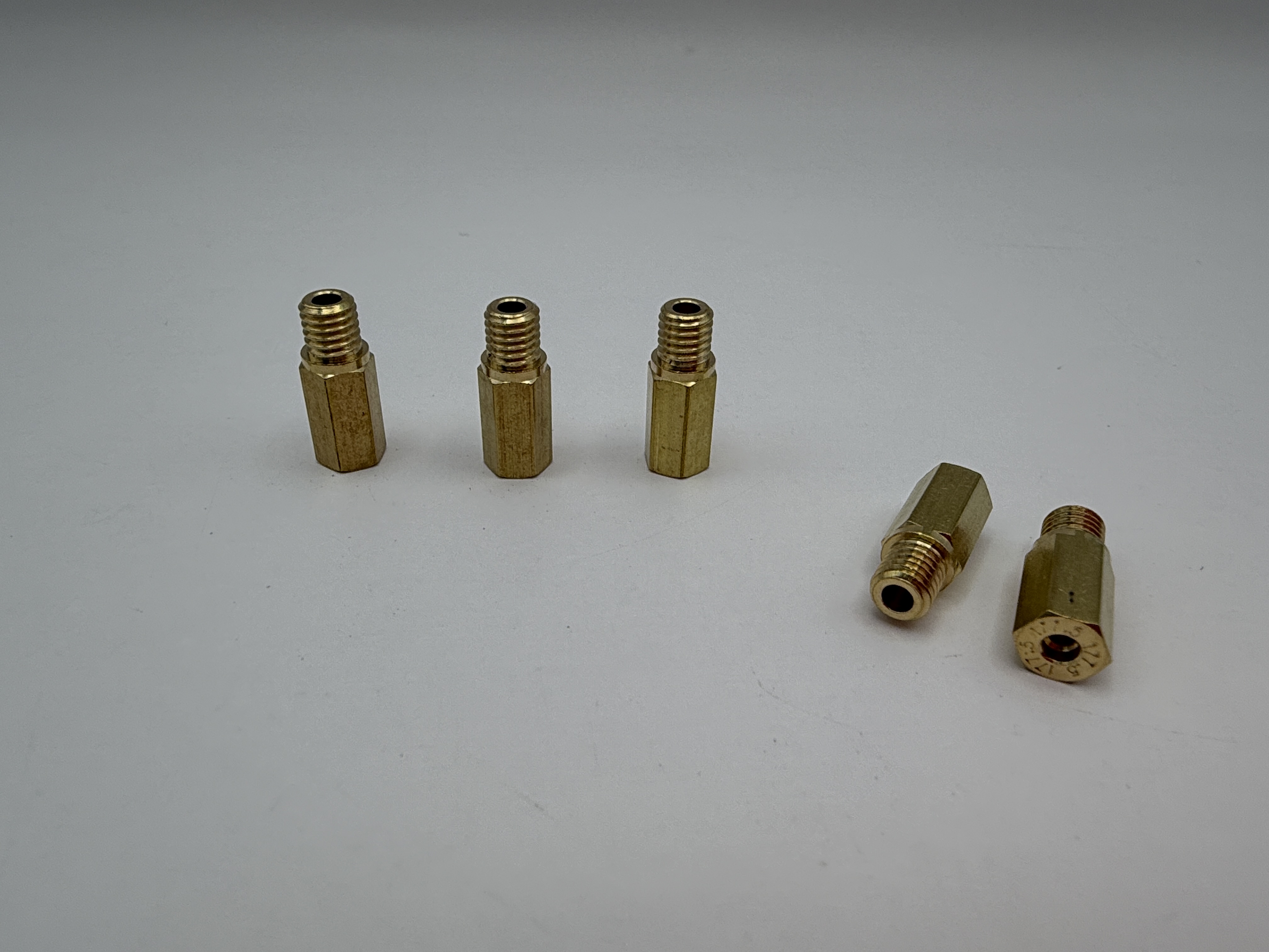 Hendler Brass Jets Hex Long 177.5 (6mm Head Size, 5mm Thread, 0.90mm Pitch)