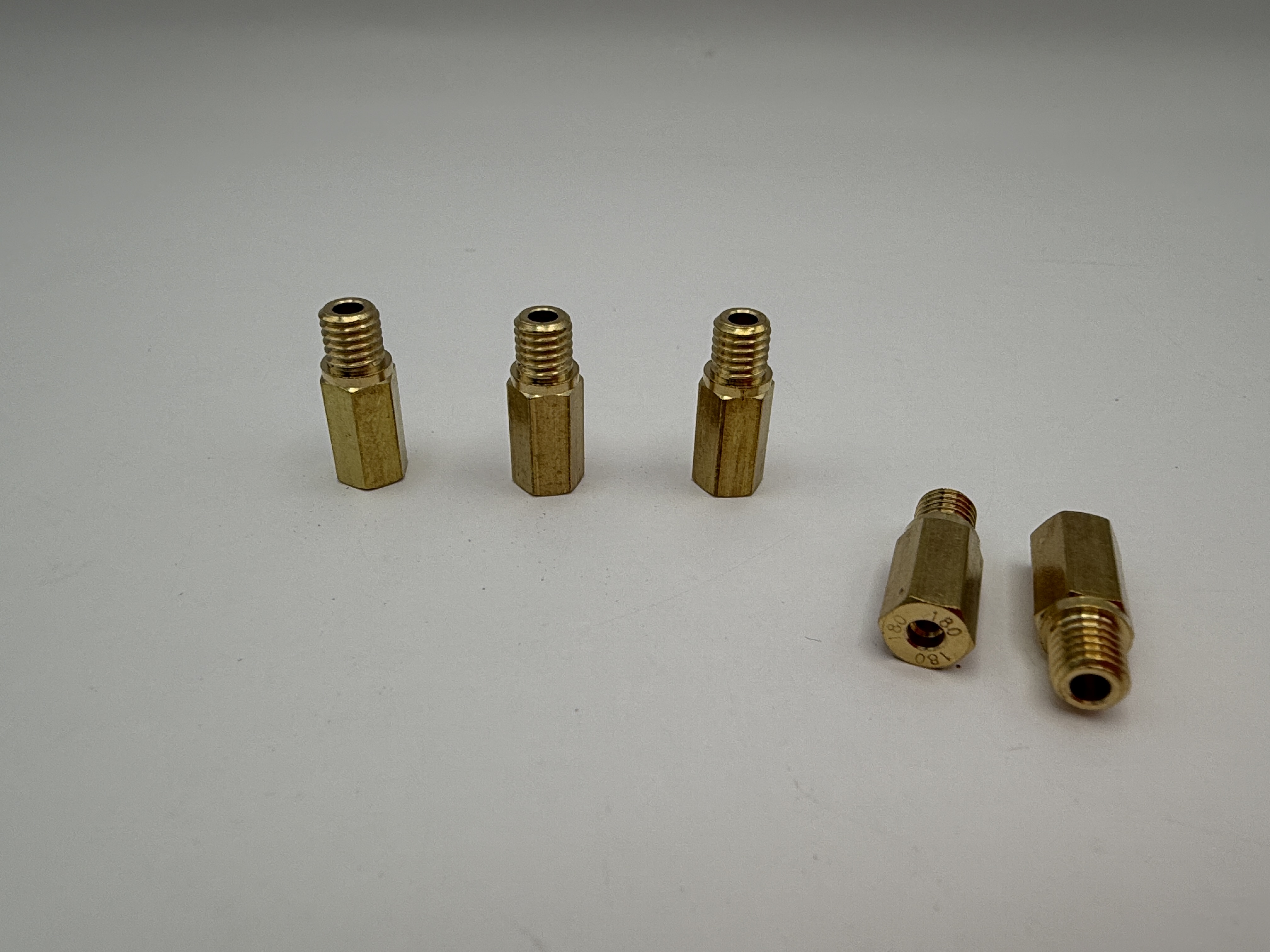 Hendler Brass Jets Hex Long 180 (6mm Head Size, 5mm Thread, 0.90mm Pitch)