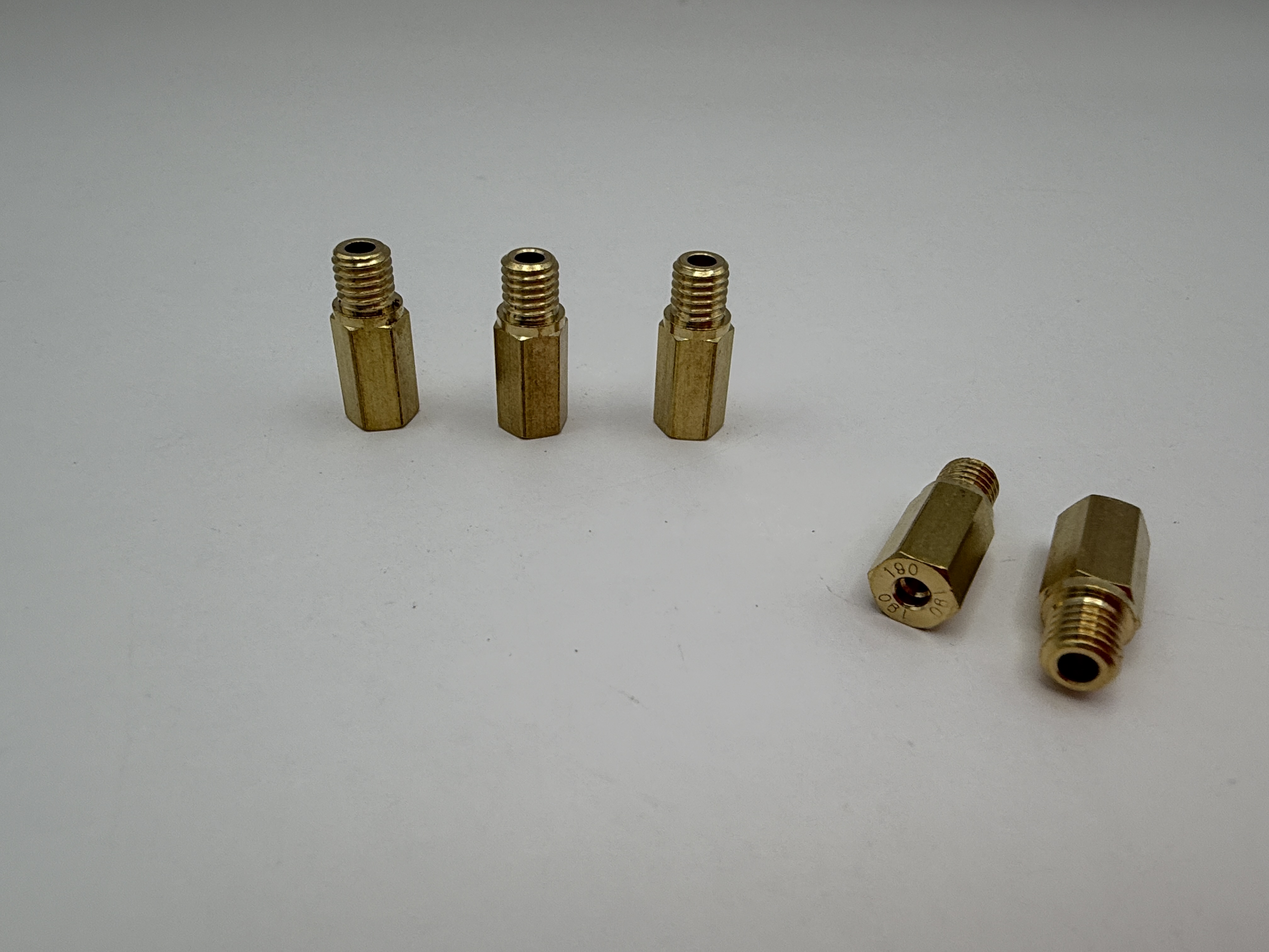 Hendler Brass Jets Hex Long 190 (6mm Head Size, 5mm Thread, 0.90mm Pitch)