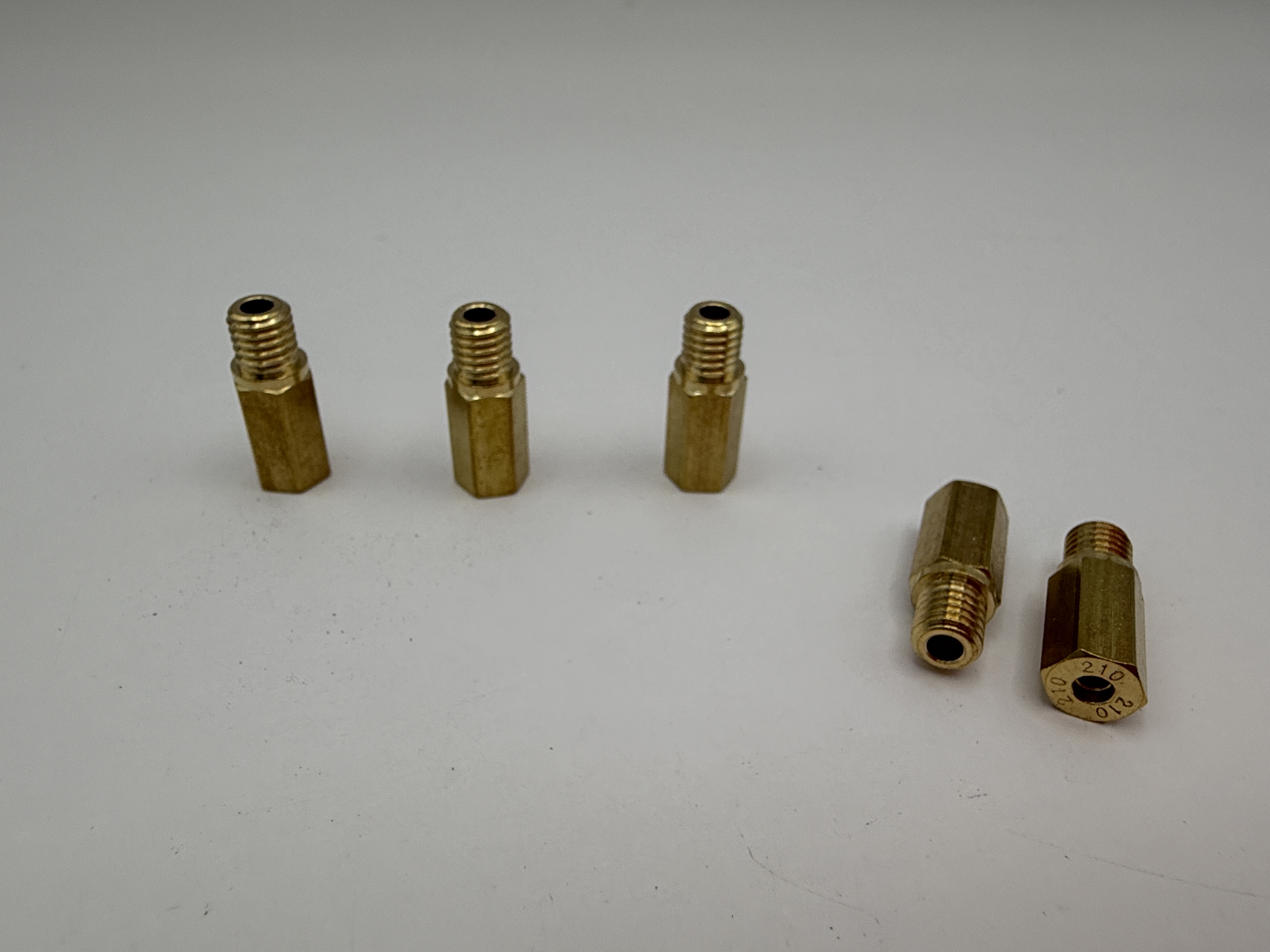 Hendler Brass Jets Hex Long 210 (6mm Head Size, 5mm Thread, 0.90mm Pitch)