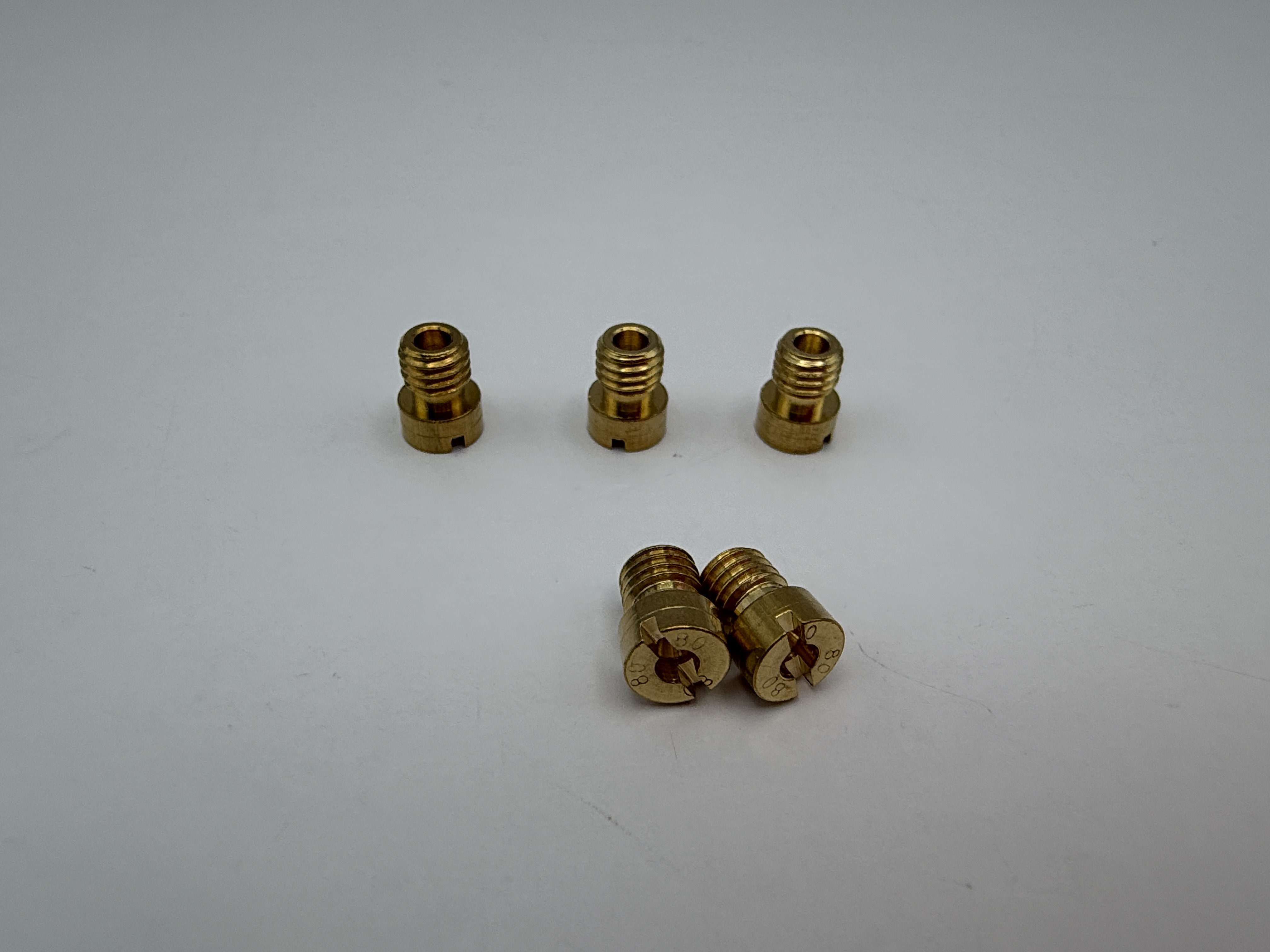 Hendler Brass Jets Keihin Honda 80 (6mm Head Size, 5mm Thread, 0.80mm Pitch)