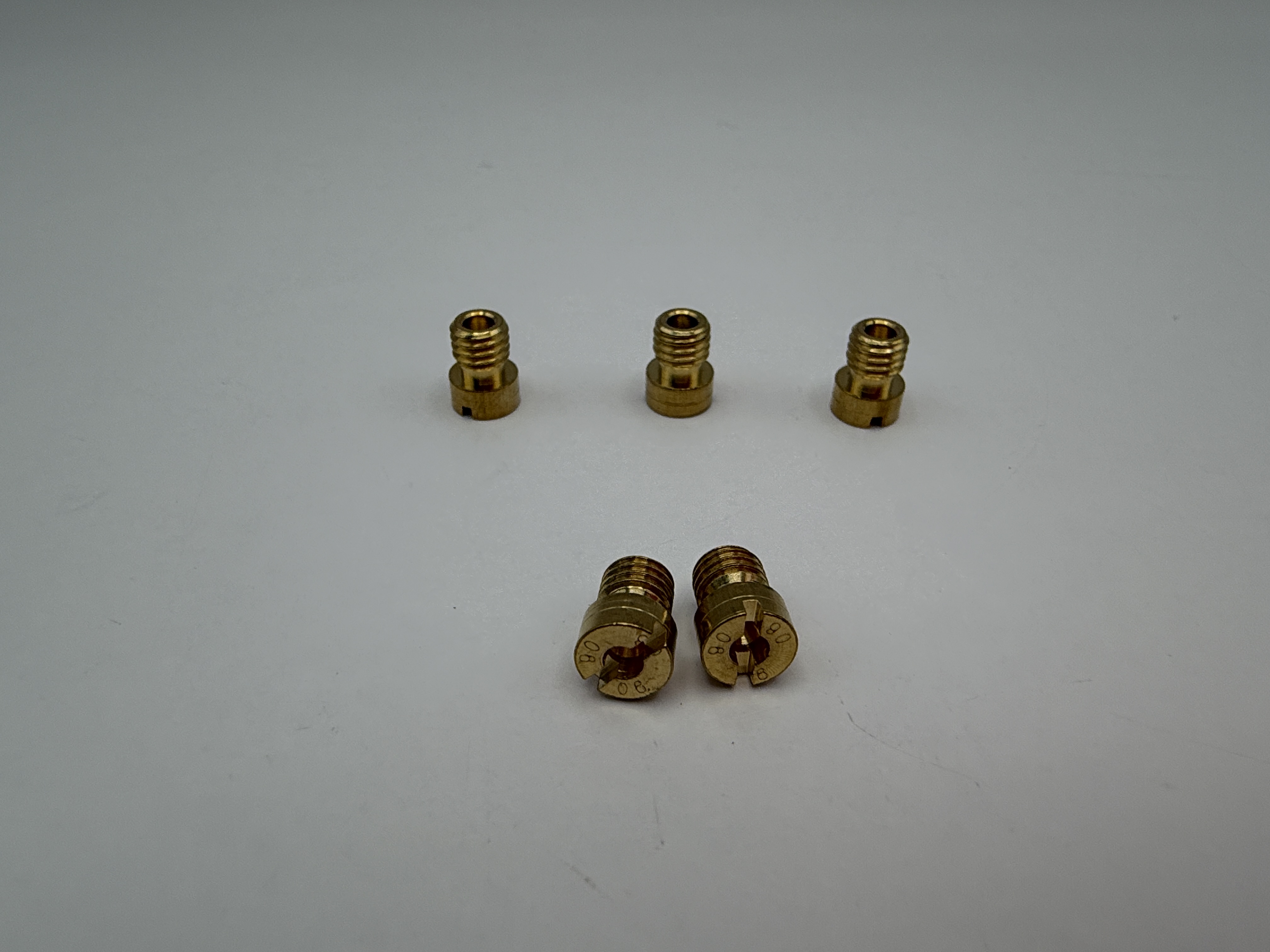 Hendler Brass Jets Keihin Honda 90 (6mm Head Size, 5mm Thread, 0.80mm Pitch)