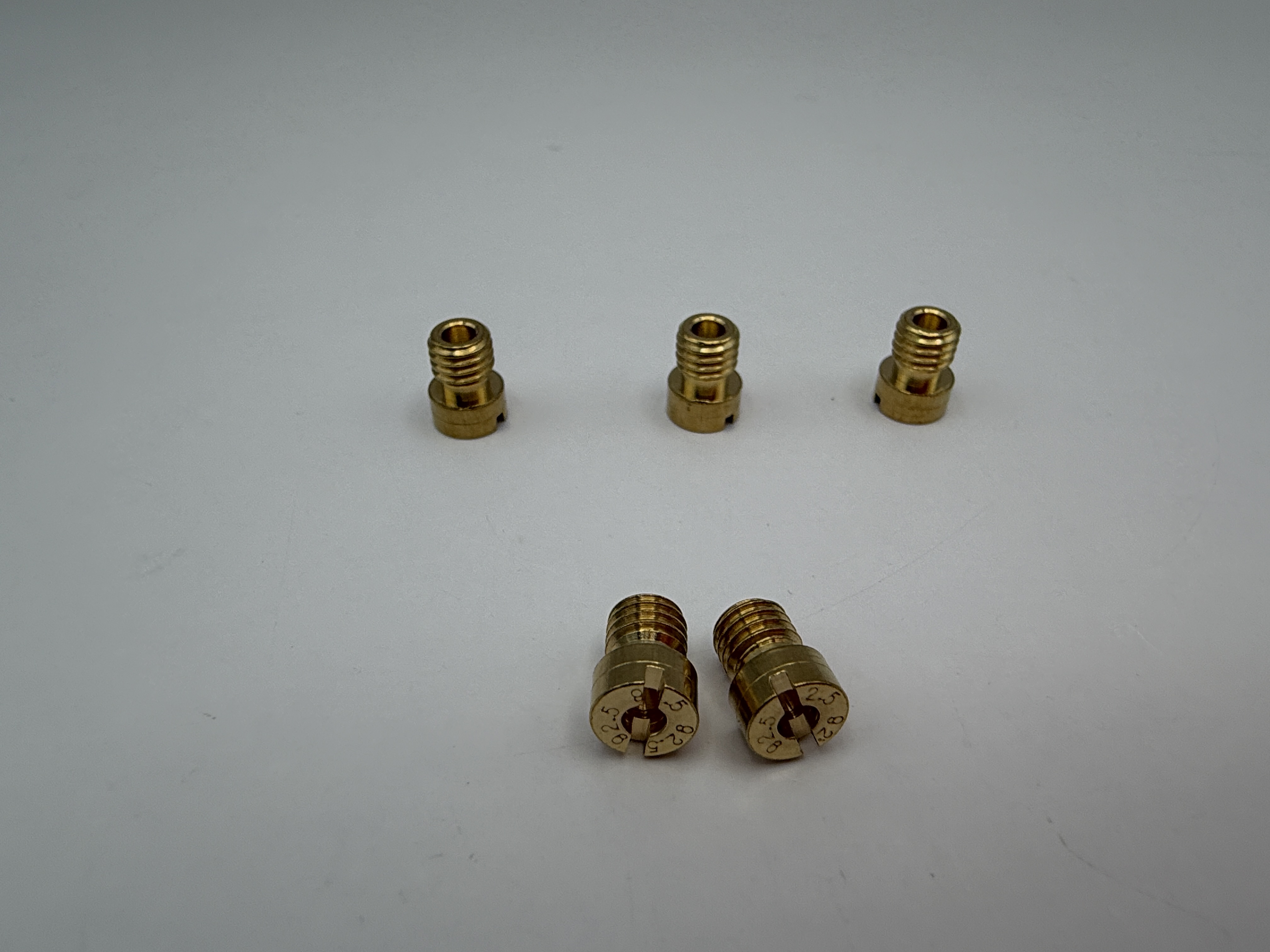 Hendler Brass Jets Keihin Honda 92.5 (6mm Head Size, 5mm Thread, 0.80mm Pitch)