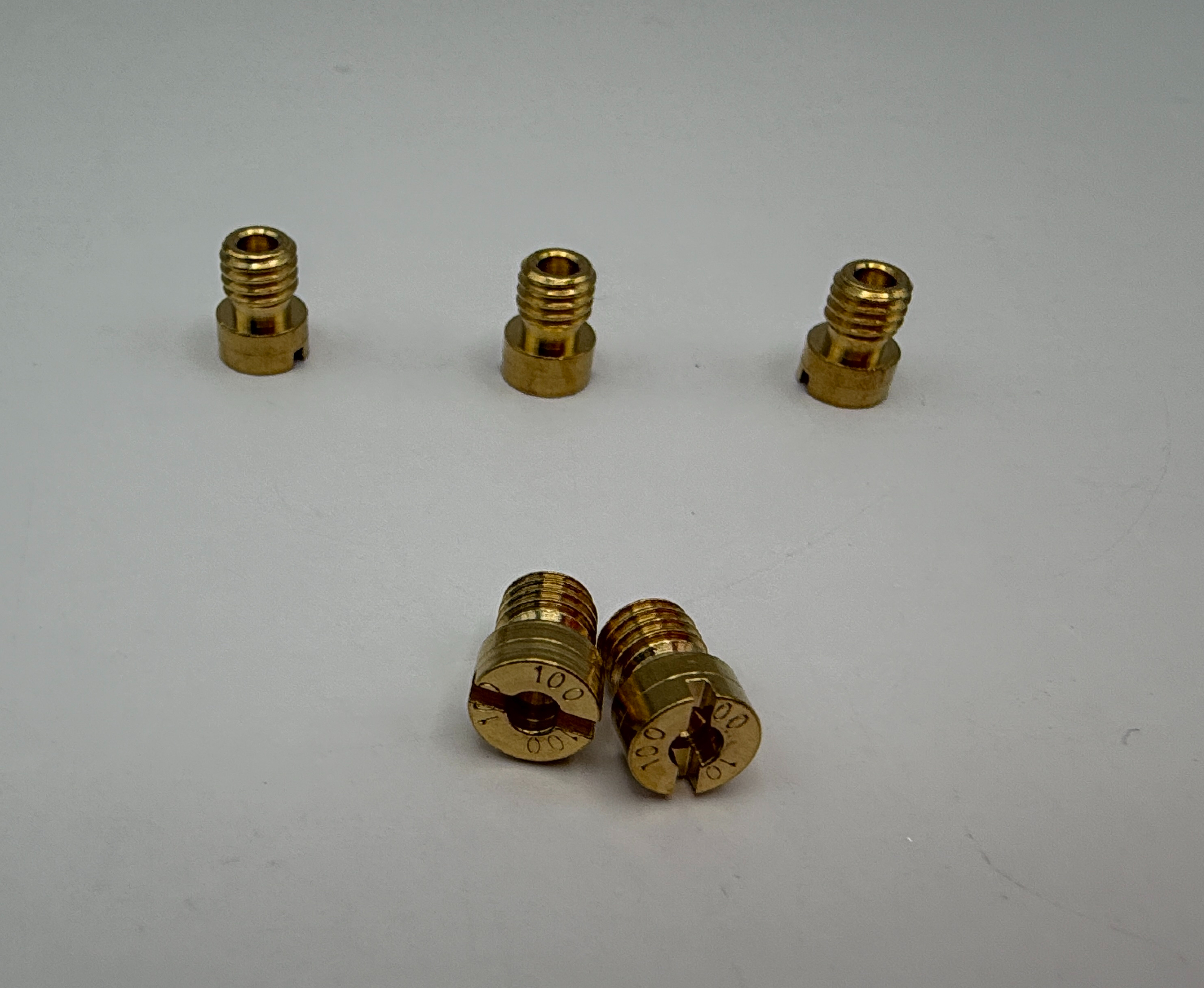 Hendler Brass Jets Keihin Honda 100 (6mm Head Size, 5mm Thread, 0.80mm Pitch)