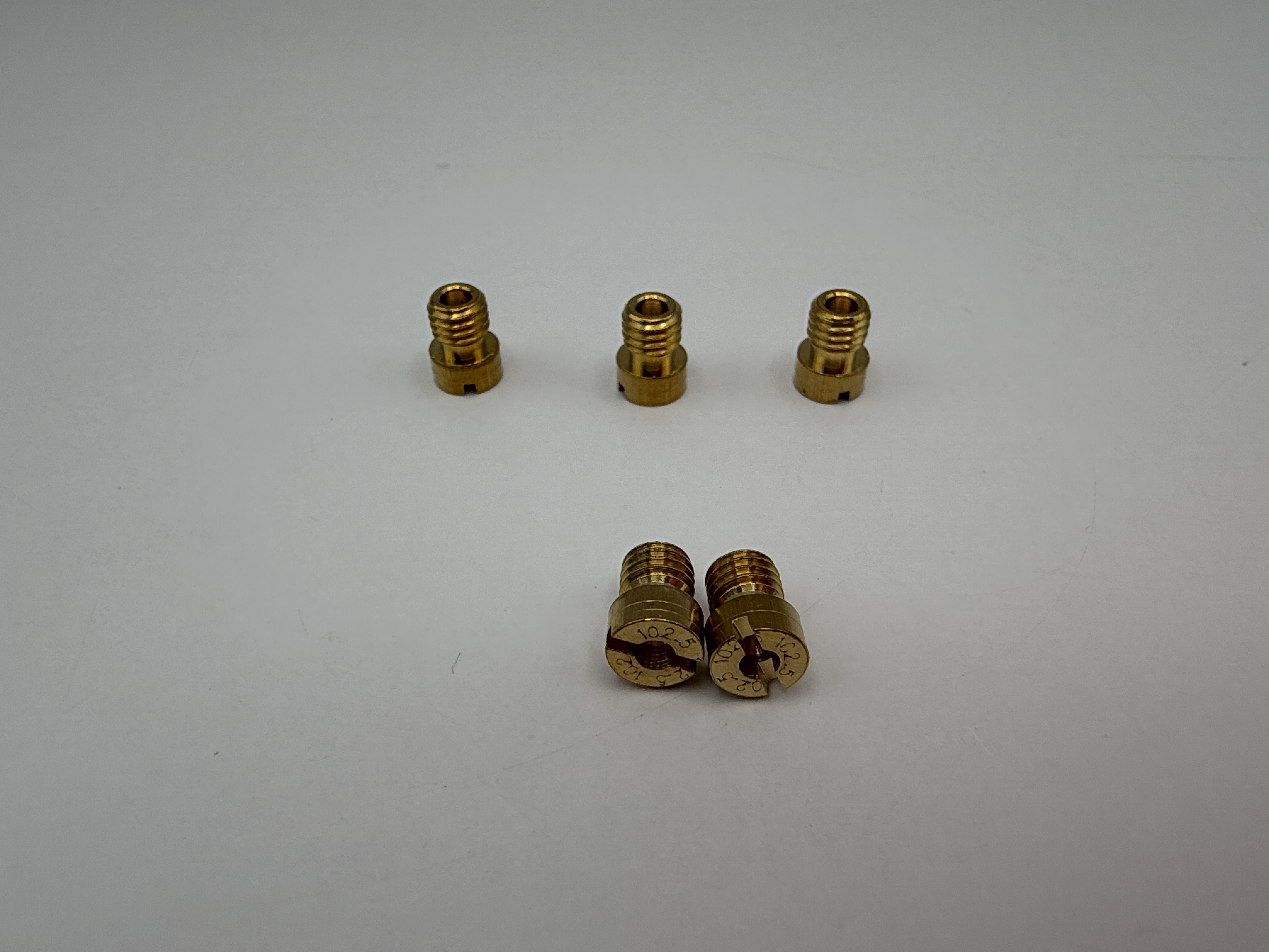 Hendler Brass Jets Keihin Honda 102.5 (6mm Head Size, 5mm Thread, 0.80mm Pitch)