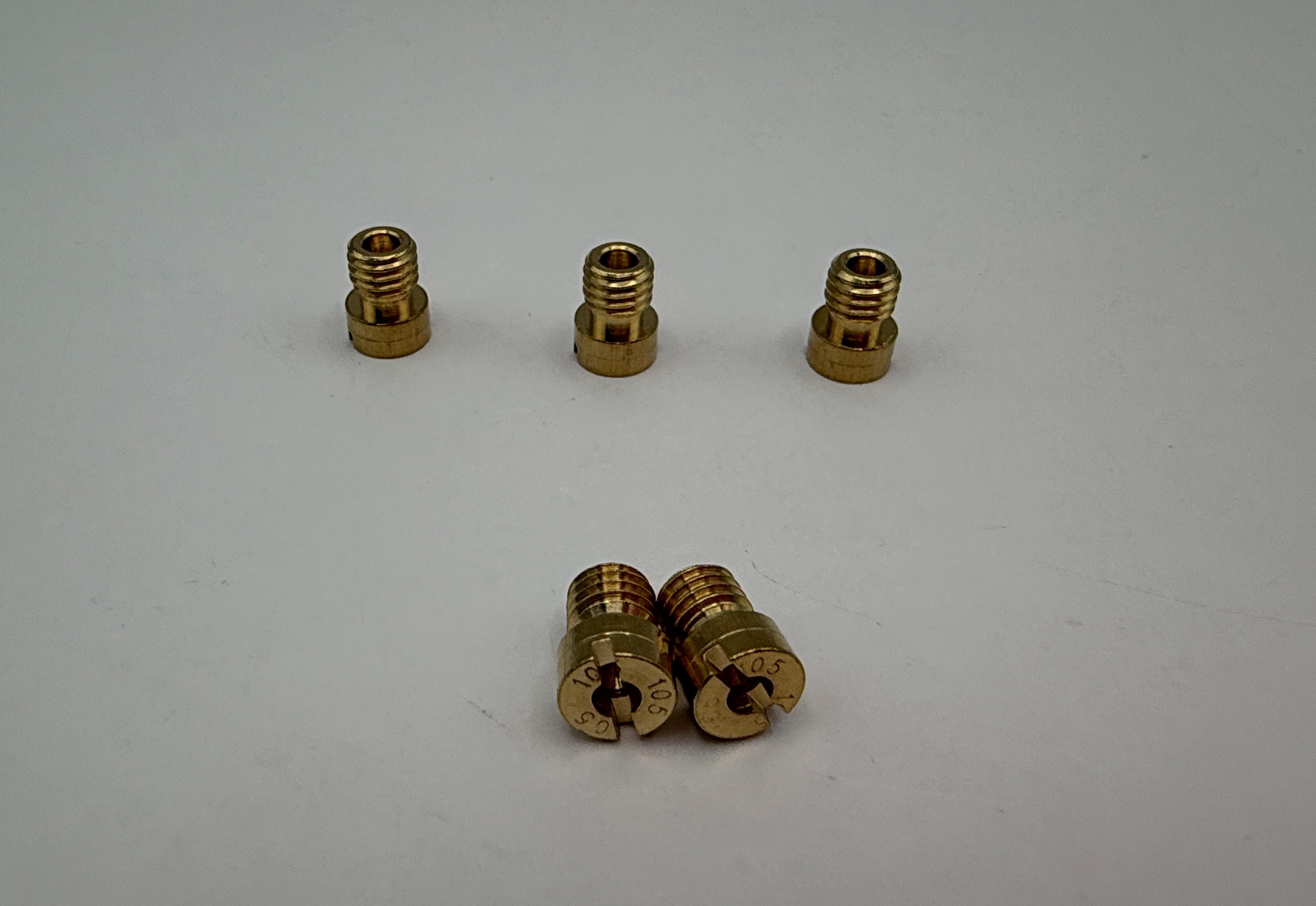 Hendler Brass Jets Keihin Honda 105 (6mm Head Size, 5mm Thread, 0.80mm Pitch)