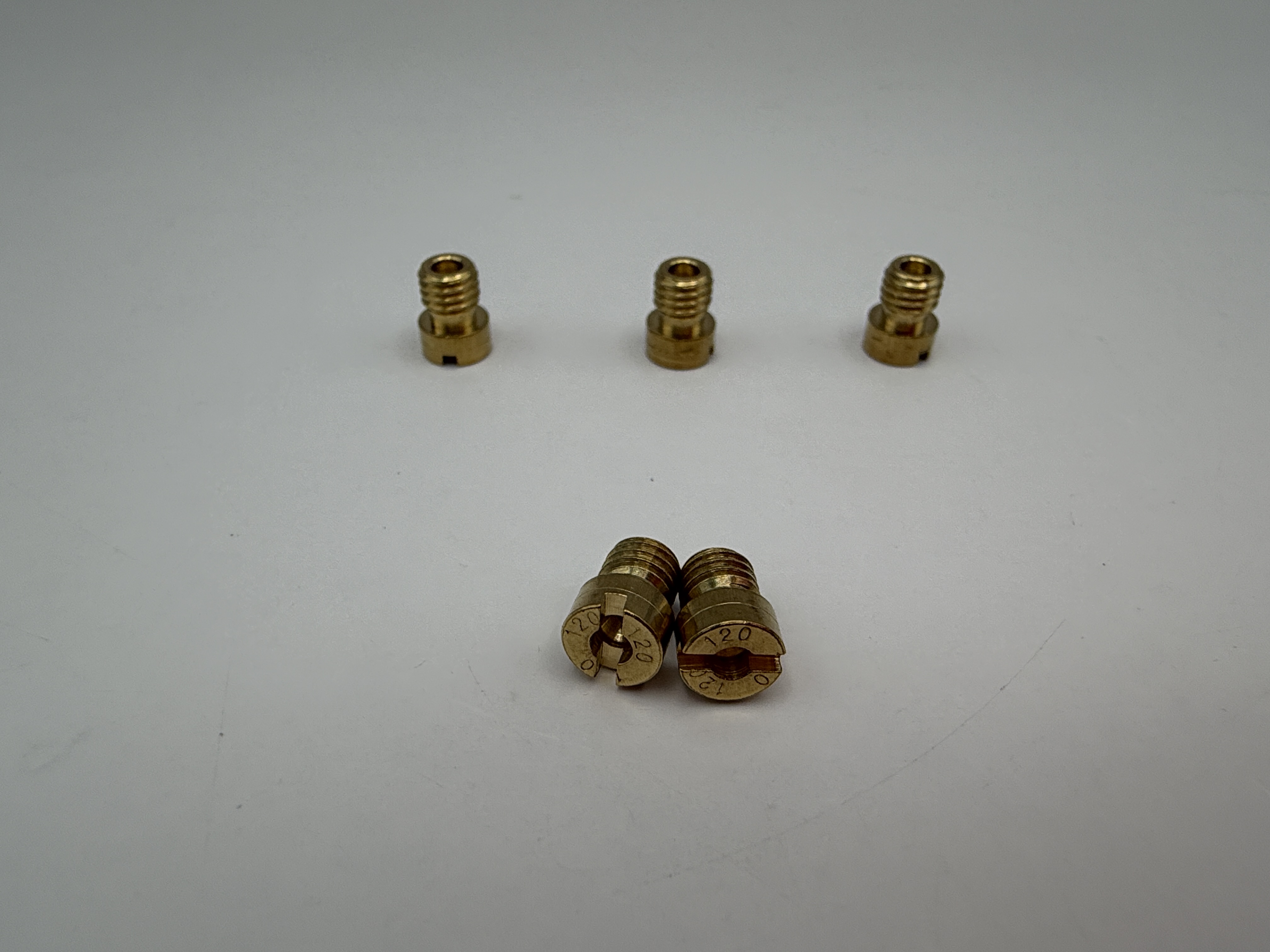 Hendler Brass Jets Keihin Honda 120 (6mm Head Size, 5mm Thread, 0.80mm Pitch)