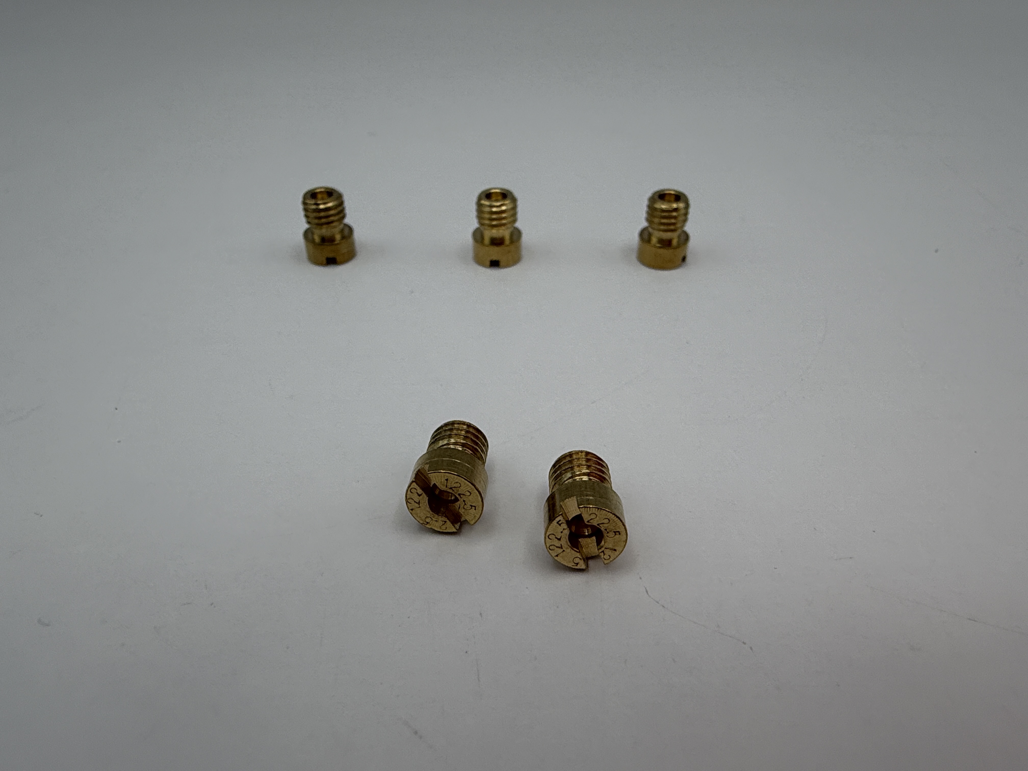 Hendler Brass Jets Keihin Honda 122.5 (6mm Head Size, 5mm Thread, 0.80mm Pitch)