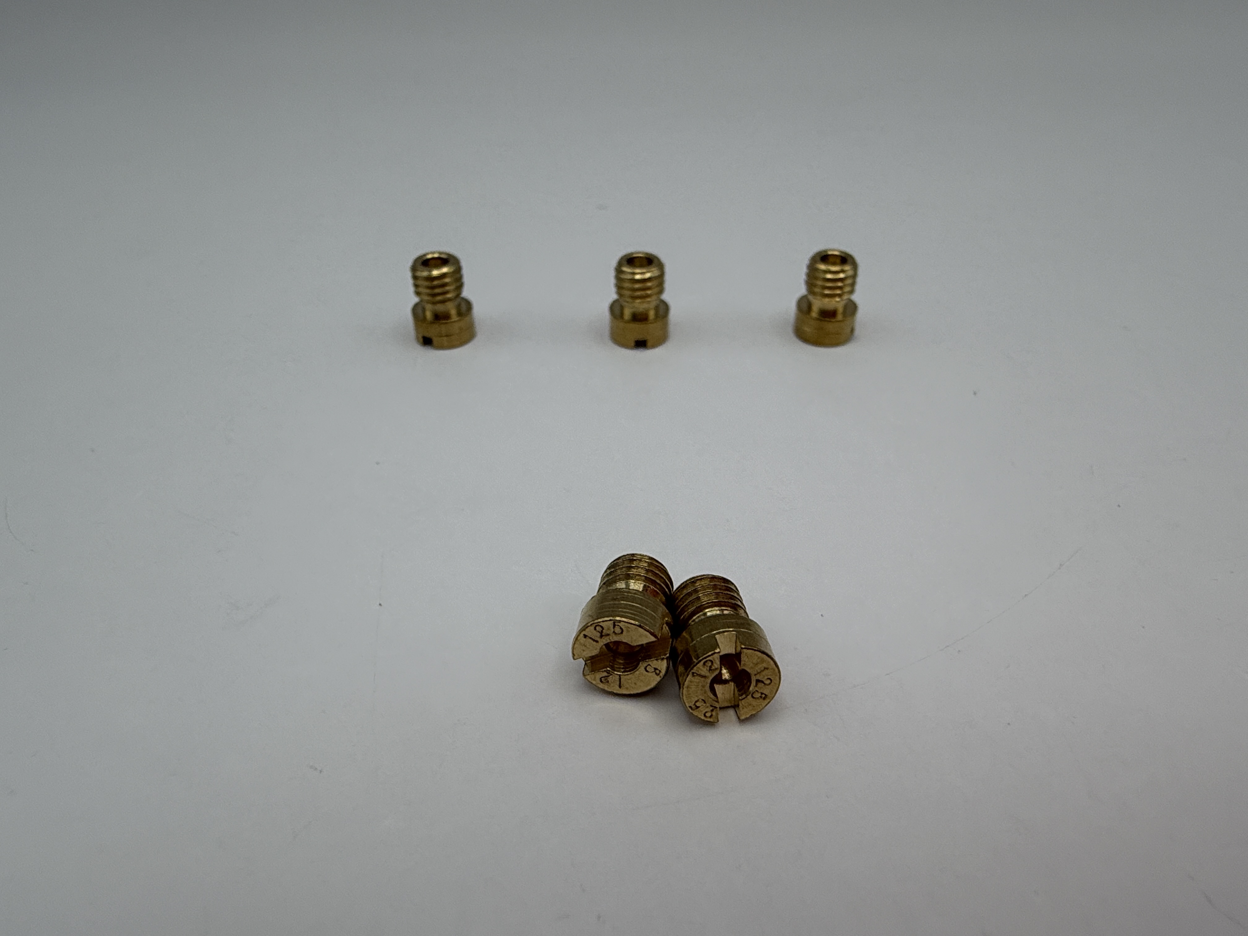 Hendler Brass Jets Keihin Honda 125 (6mm Head Size, 5mm Thread, 0.80mm Pitch)