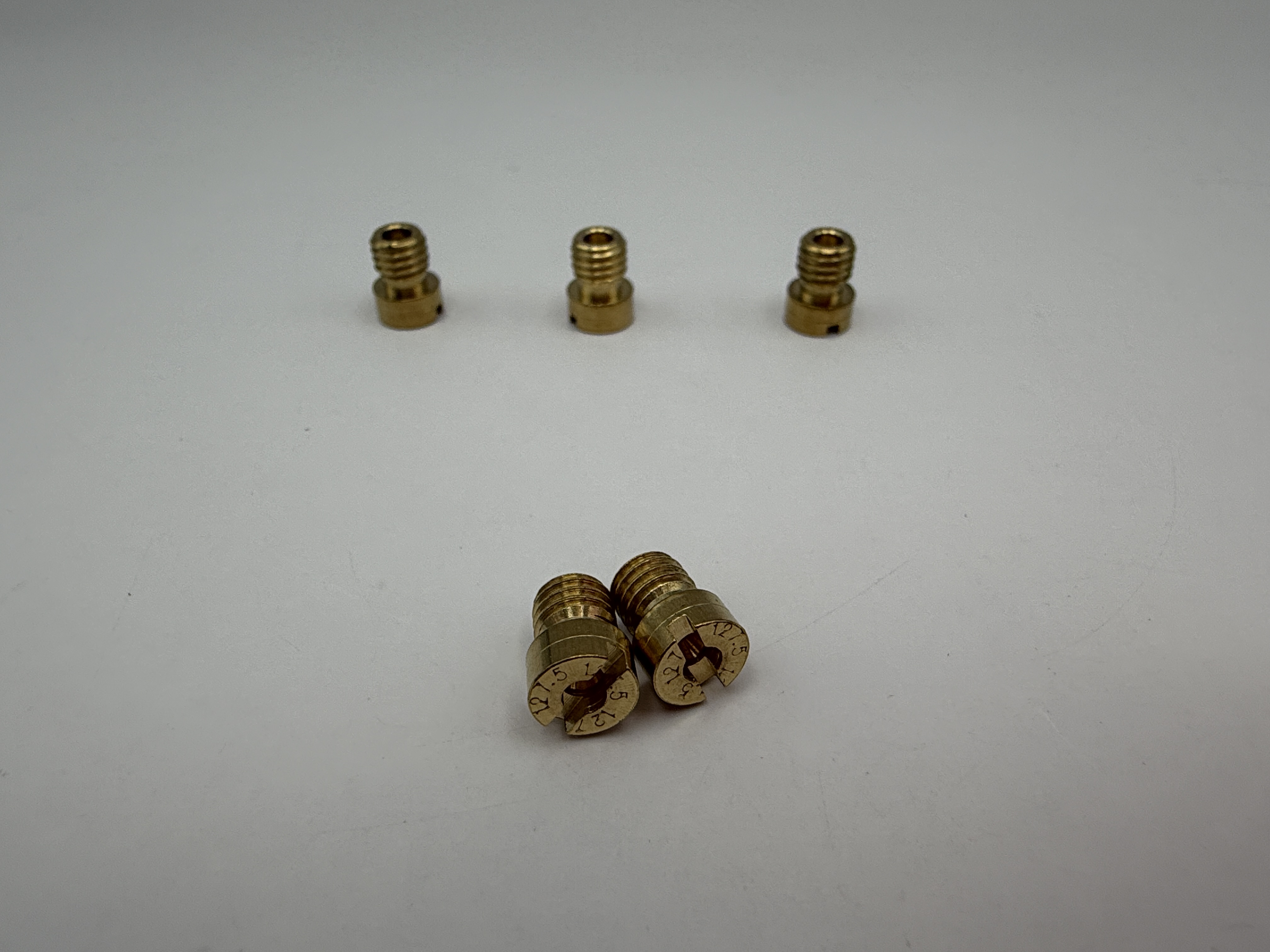 Hendler Brass Jets Keihin Honda 127.5 (6mm Head Size, 5mm Thread, 0.80mm Pitch)