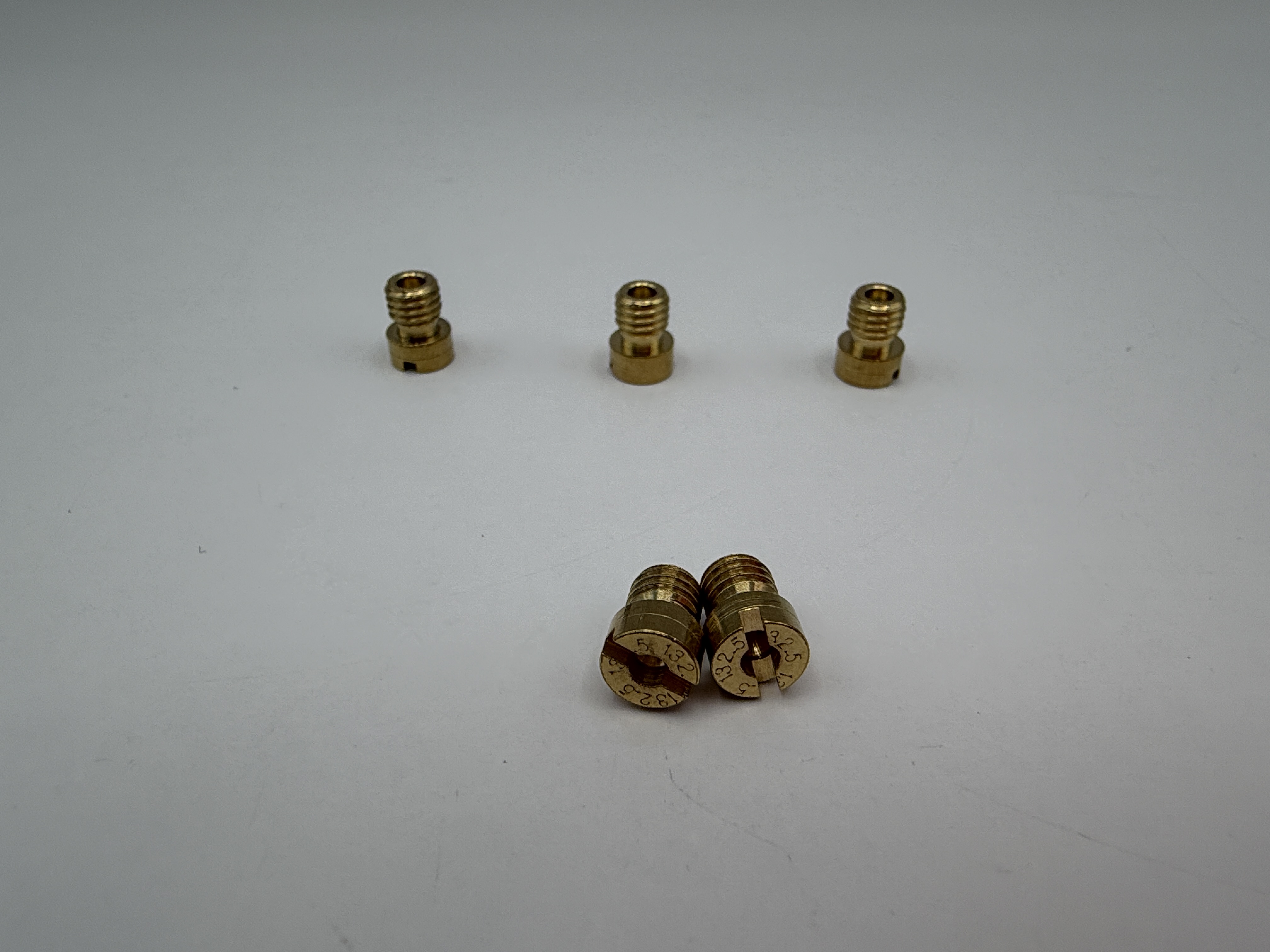 Hendler Brass Jets Keihin Honda 132.5 (6mm Head Size, 5mm Thread, 0.80mm Pitch)