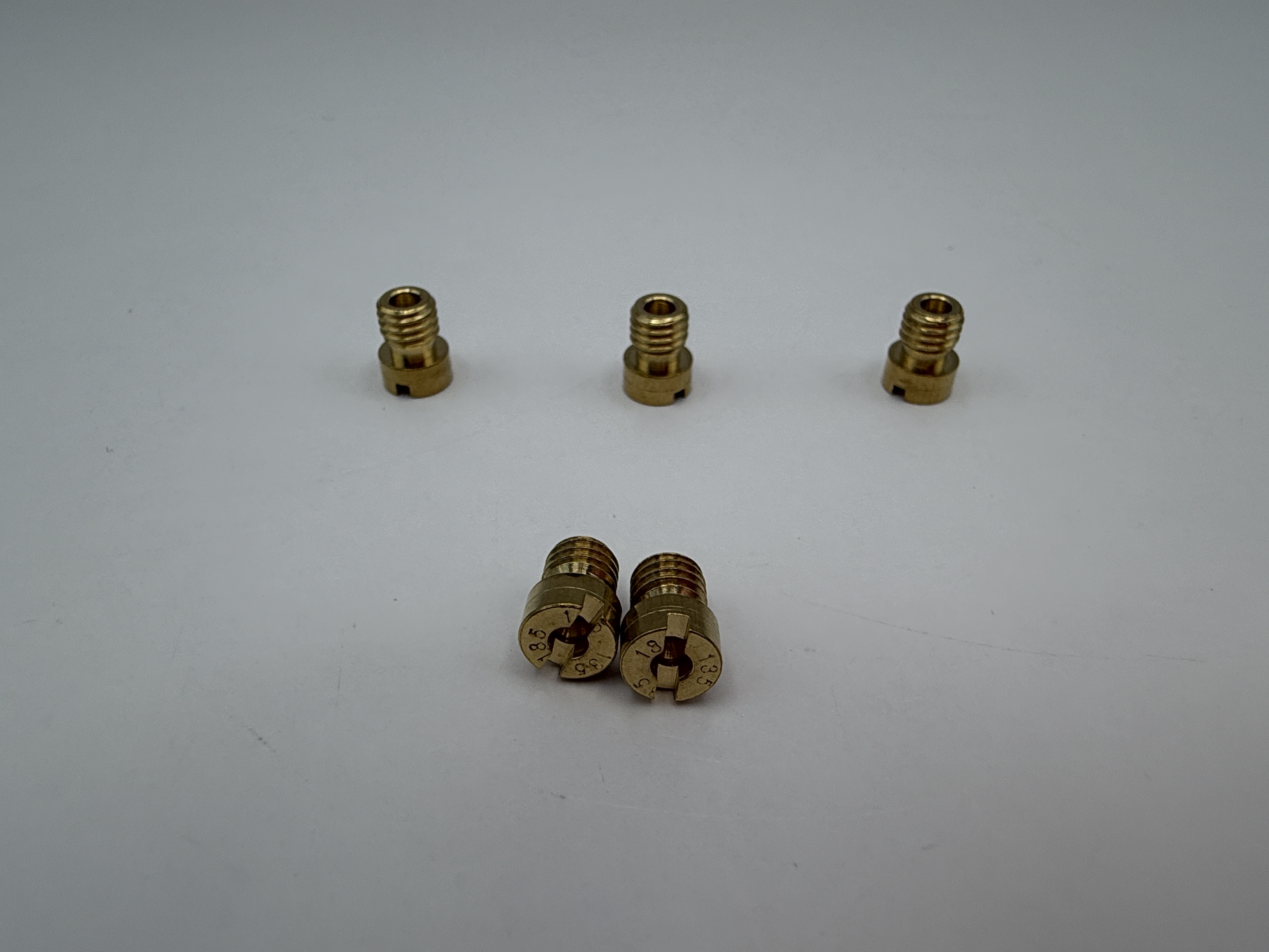 Hendler Brass Jets Keihin Honda 135 (6mm Head Size, 5mm Thread, 0.80mm Pitch)