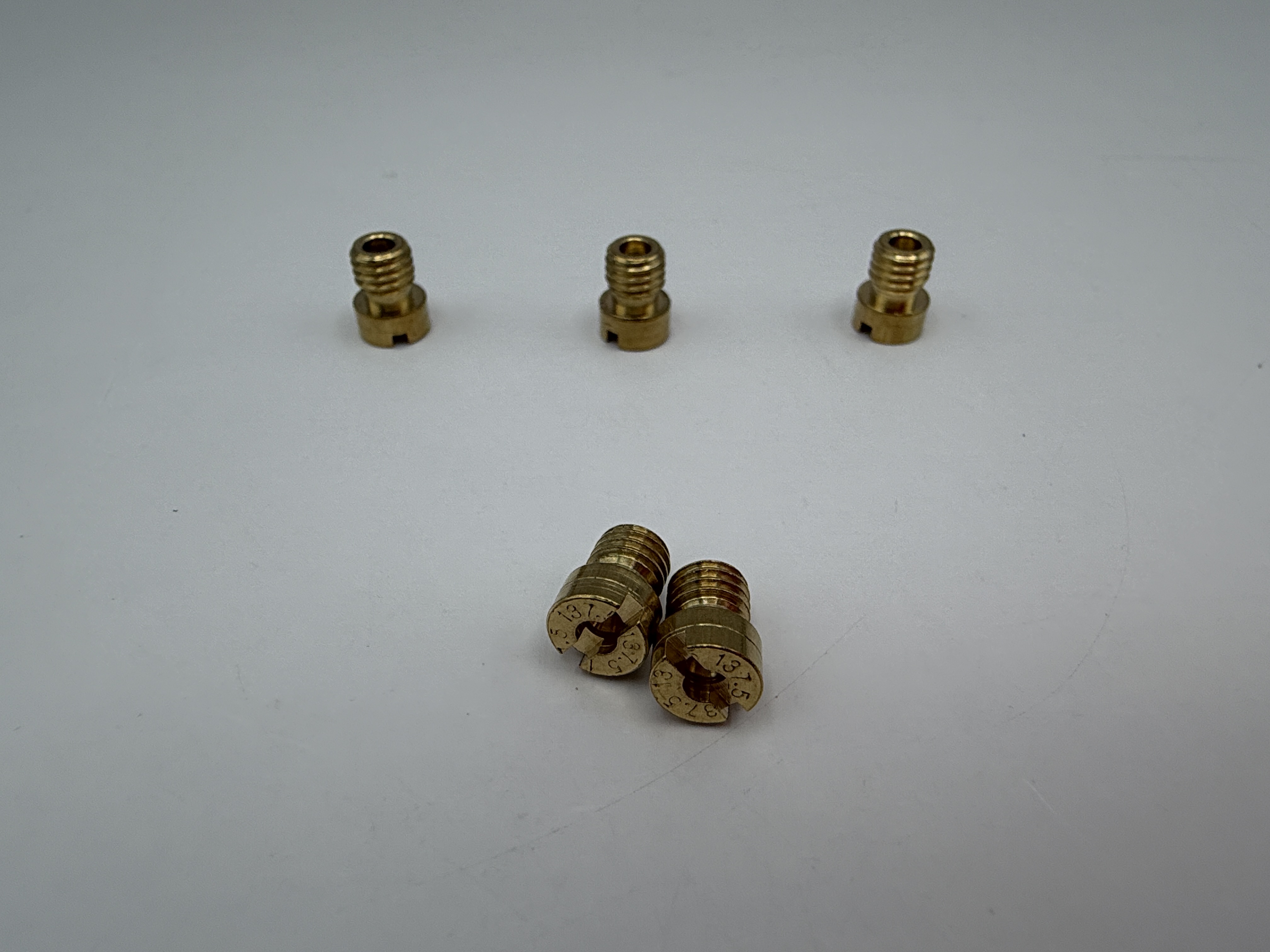Hendler Brass Jets Keihin Honda 137.5 (6mm Head Size, 5mm Thread, 0.80mm Pitch)