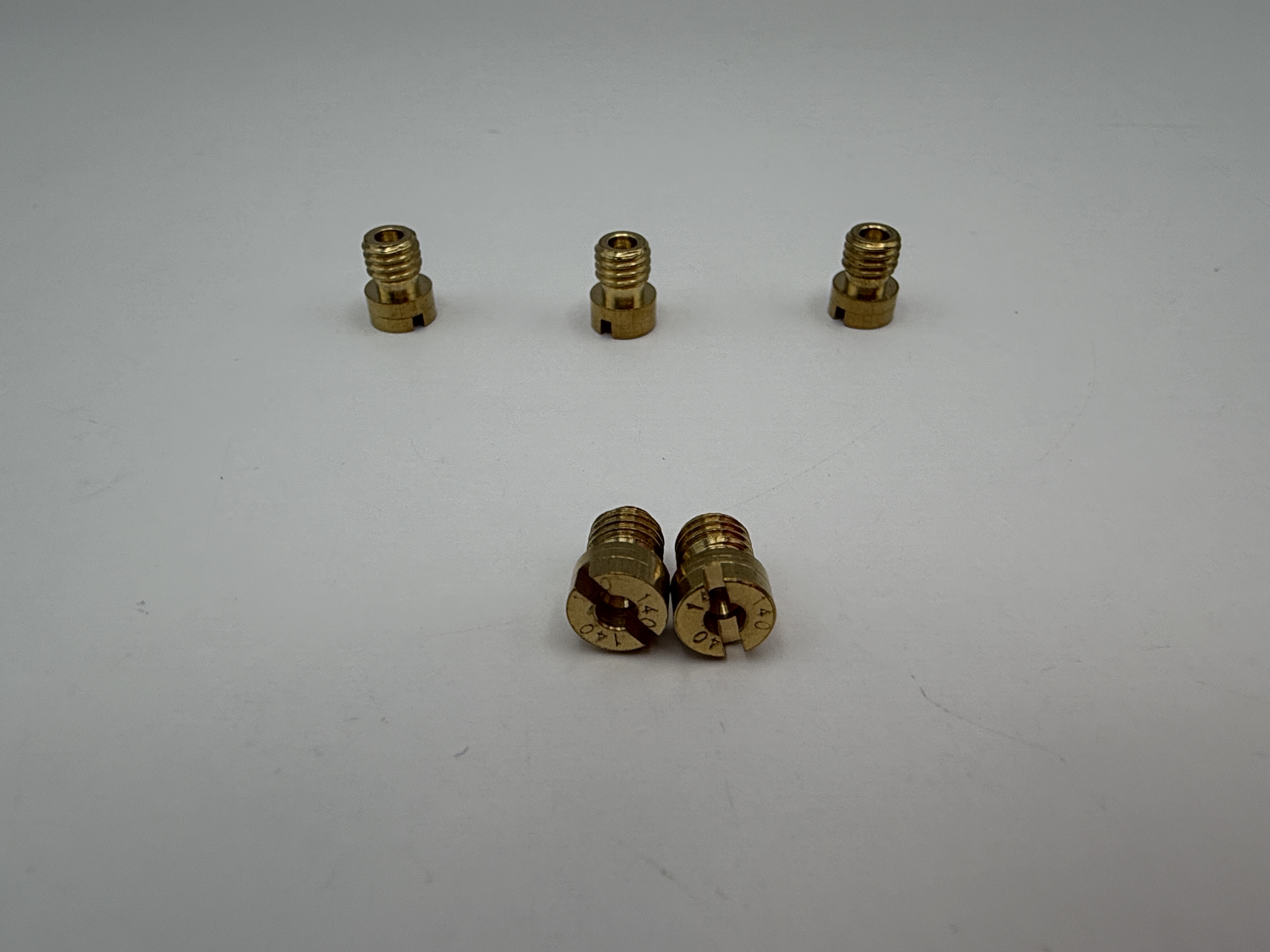 Hendler Brass Jets Keihin Honda 140 (6mm Head Size, 5mm Thread, 0.80mm Pitch)