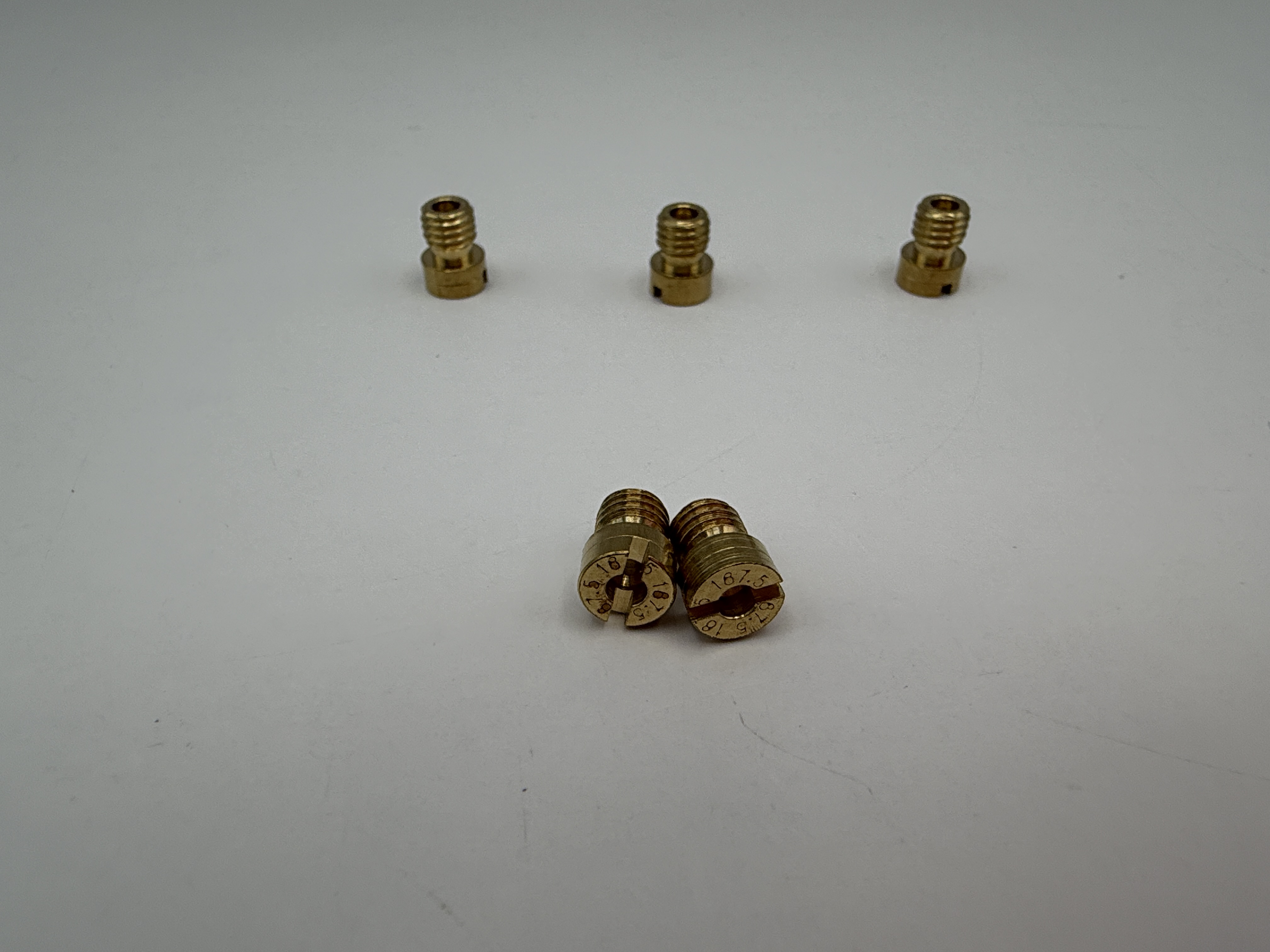 Hendler Brass Jets Keihin Honda 167.5 (6mm Head Size, 5mm Thread, 0.80mm Pitch)