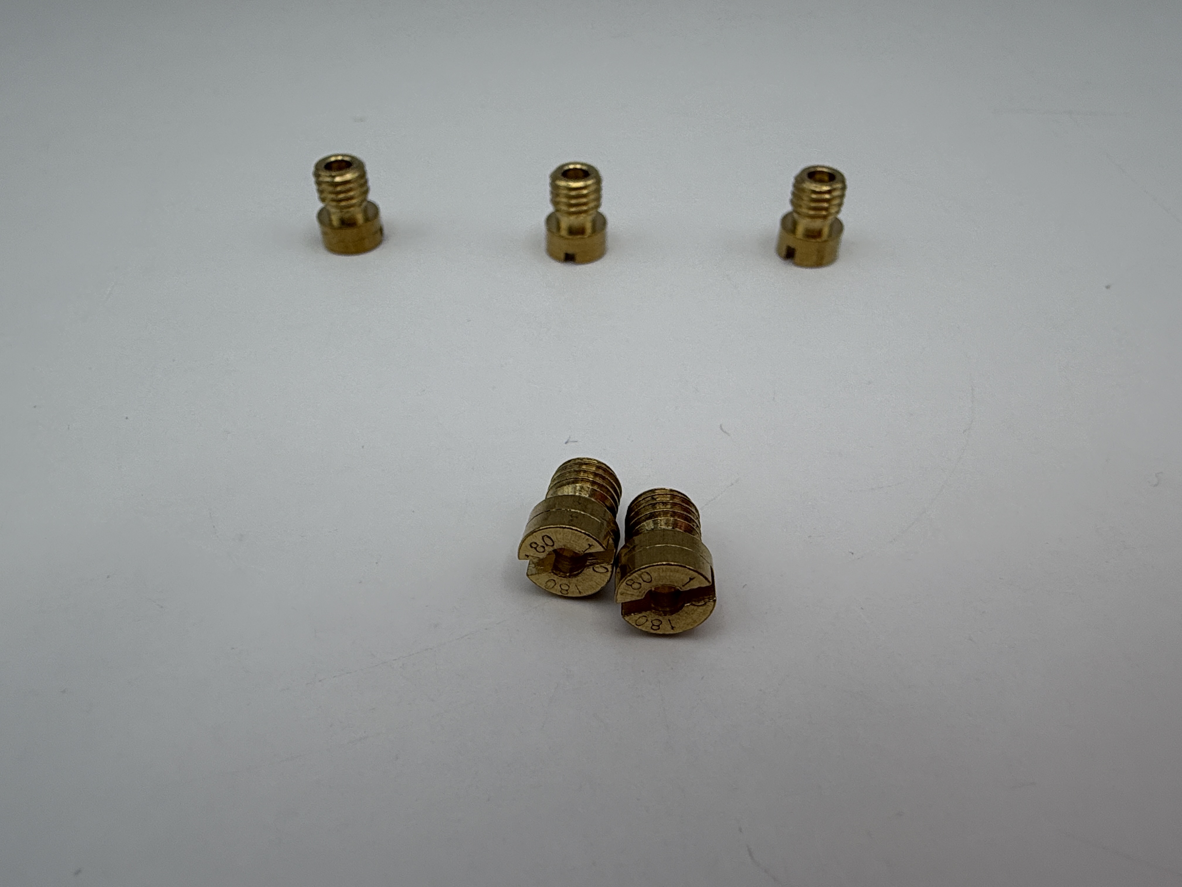 Hendler Brass Jets Keihin Honda 180 (6mm Head Size, 5mm Thread, 0.80mm Pitch)
