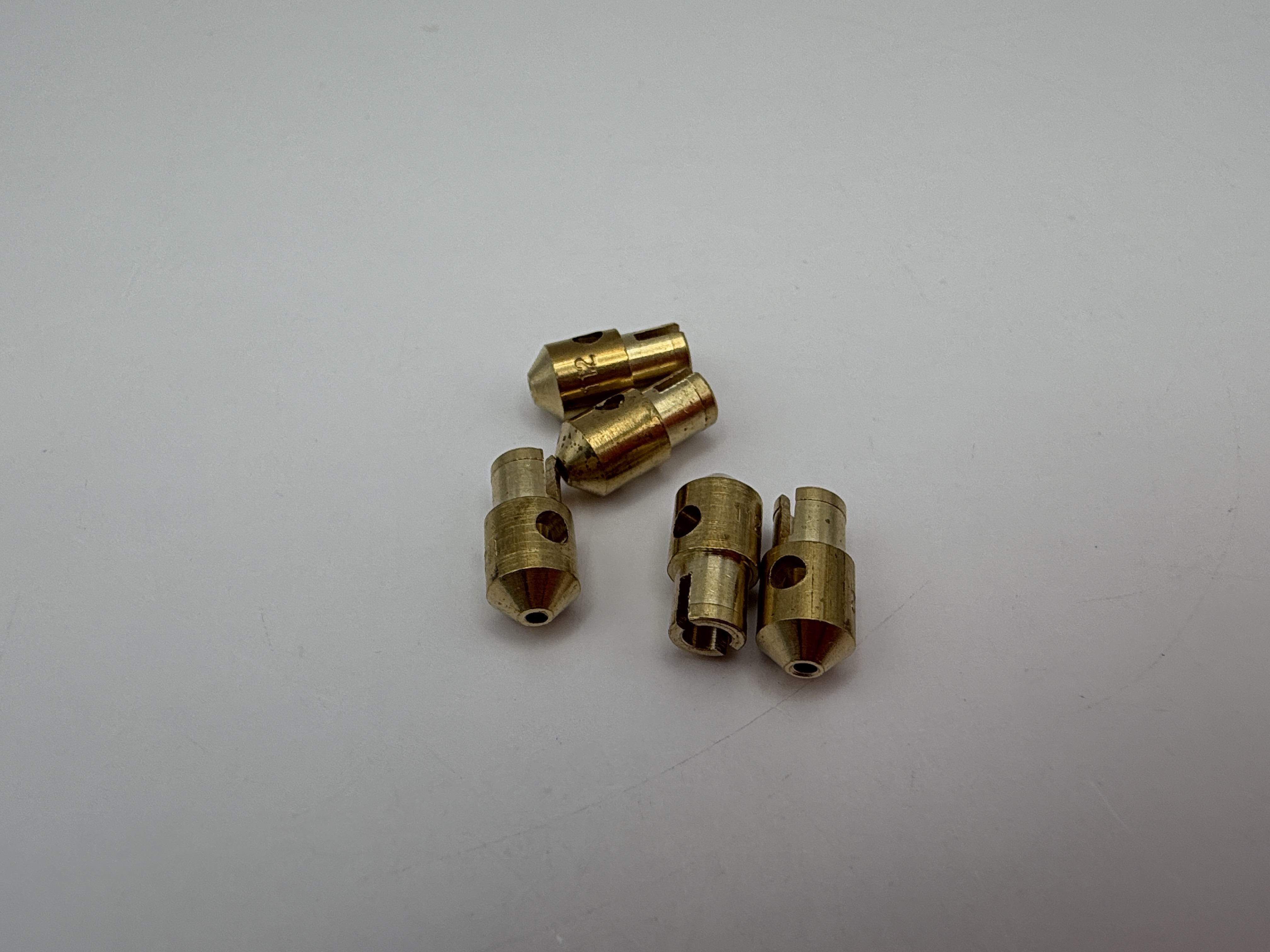 Hendler Brass Jets Vespa 112 Push in Jet as fitted to Dellorto SI Carb
