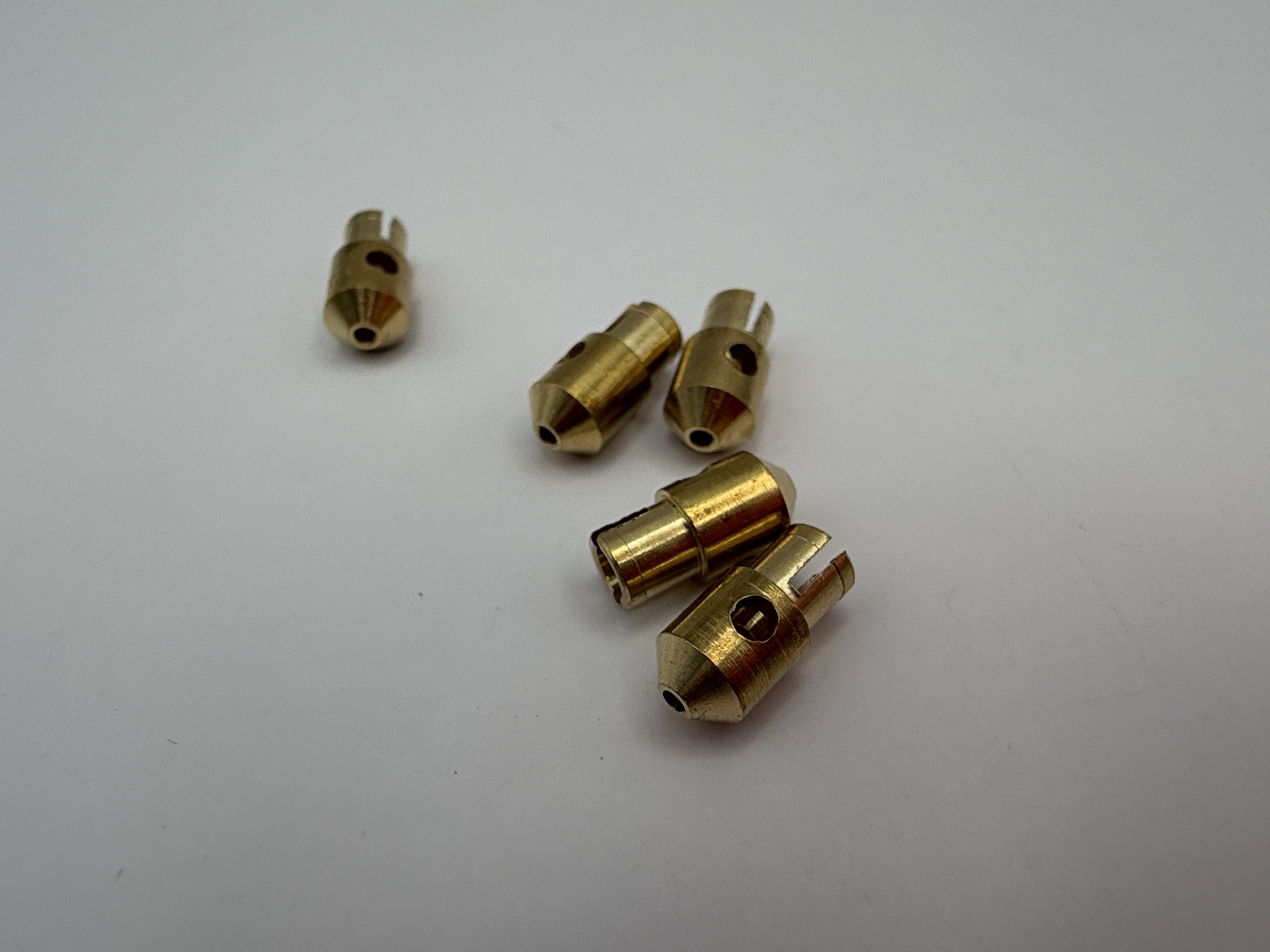 Hendler Brass Jets Vespa 114 Push in Jet as fitted to Dellorto SI Carb