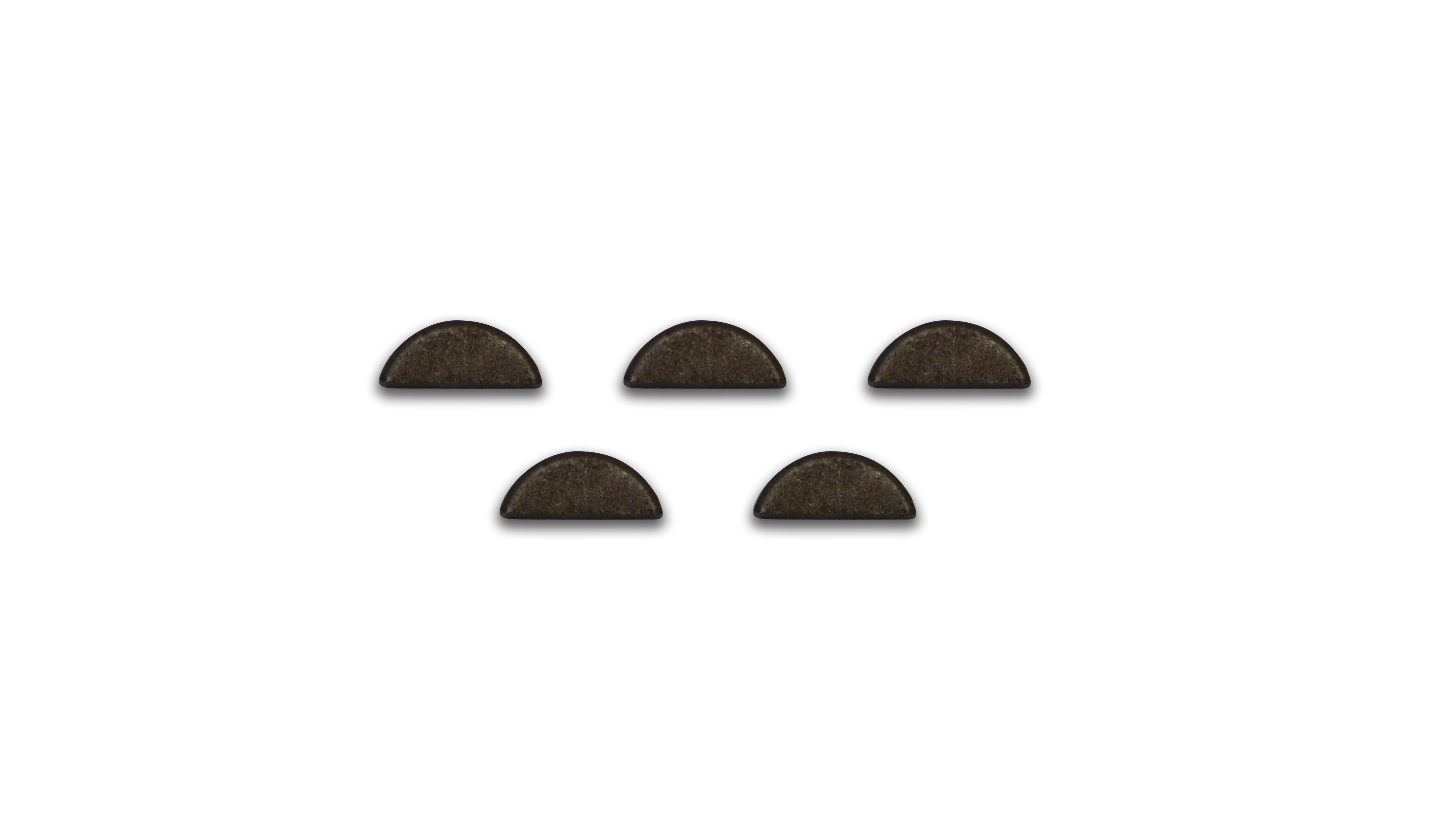 Hendler Woodruff Key Thickness 3.00mm, Height 5.00mm, Length 12.60mm