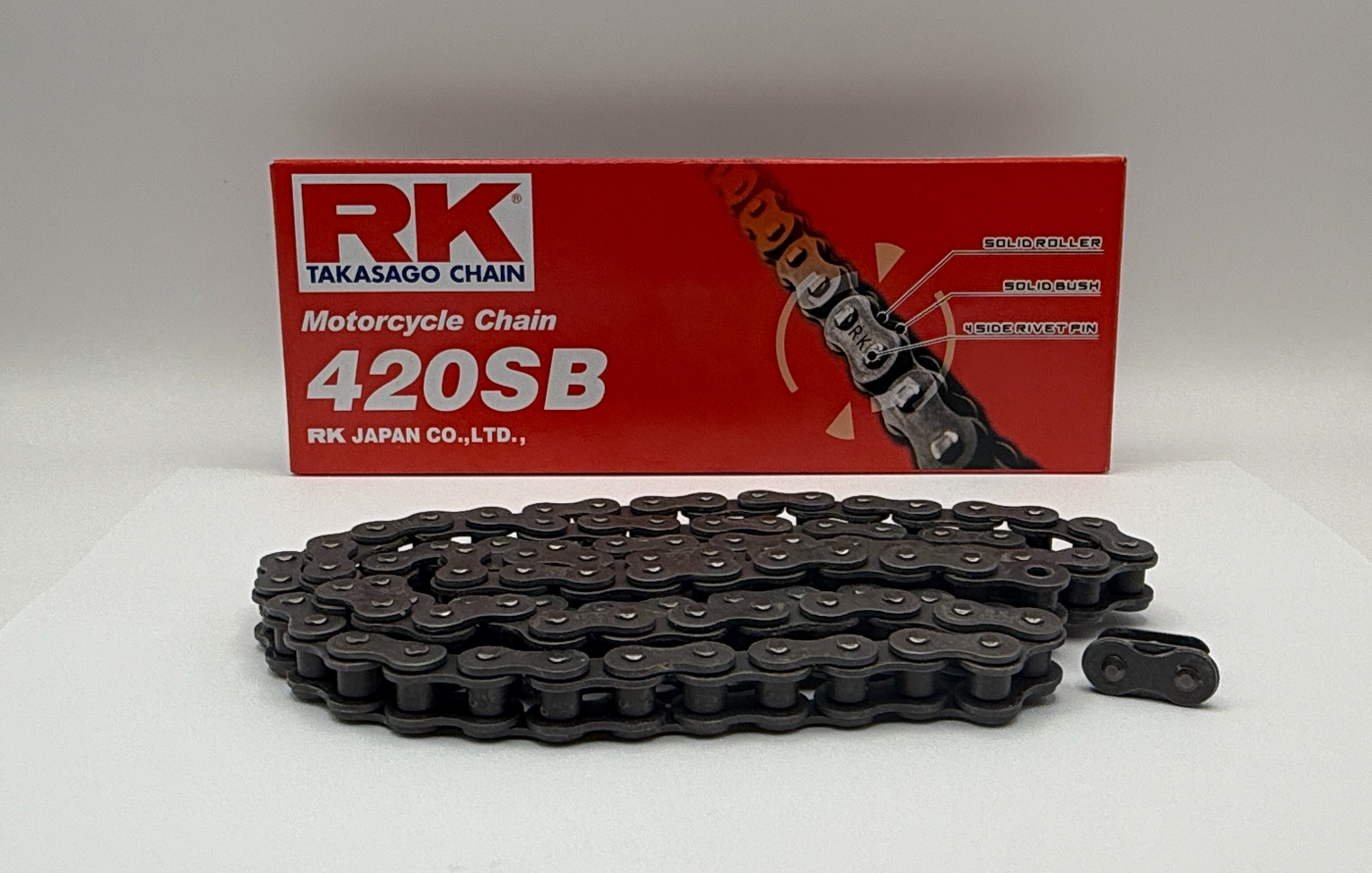 RK Chain Standard Duty Black SB 420-116L (18.5KN)