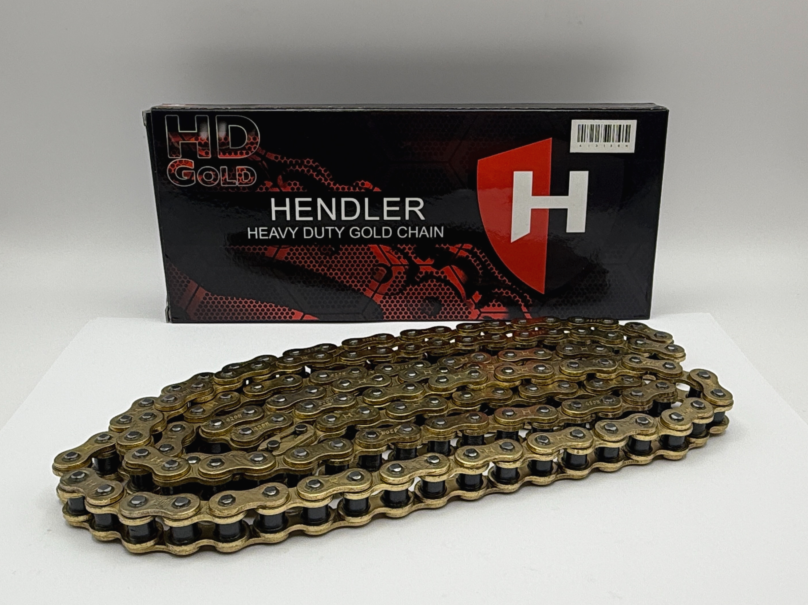 Hendler Chain Heavy Duty Gold 420-126 Links (17.0KN)