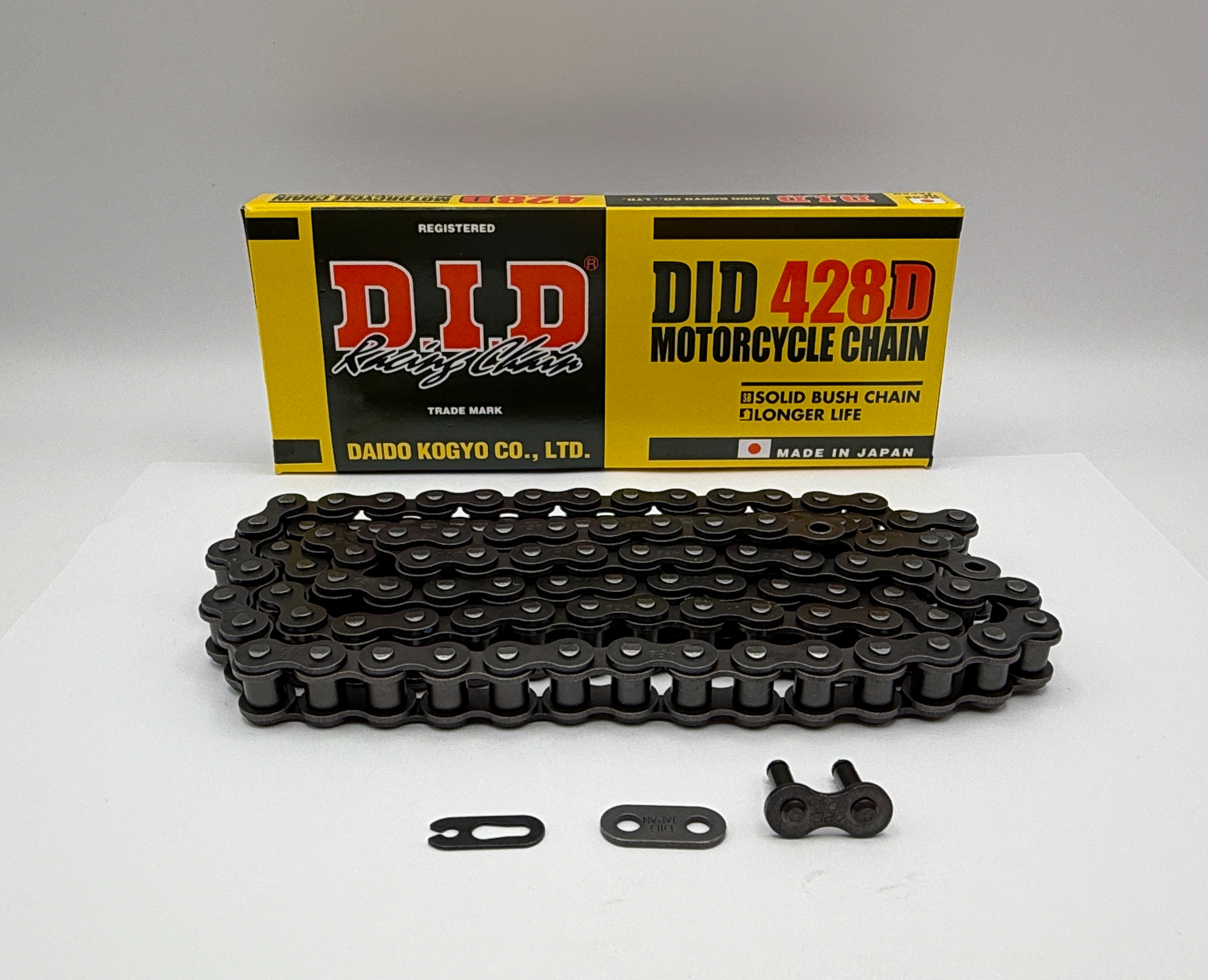 DID Chain Standard Duty Black D 428-124L (18.8KN) (RJ Split Link)