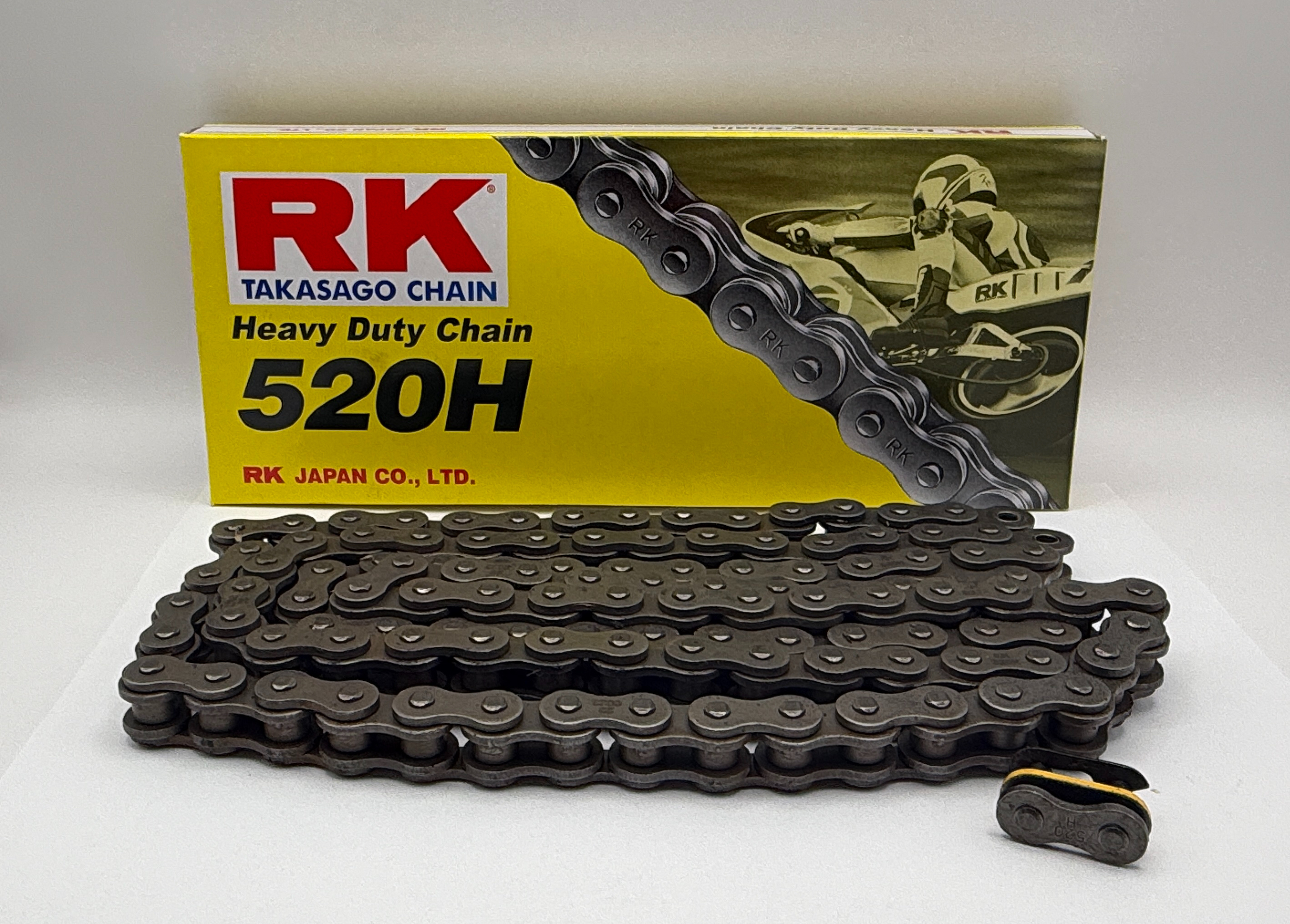 RK Chain Heavy Duty Black 520H 520-128L (34.3KN)