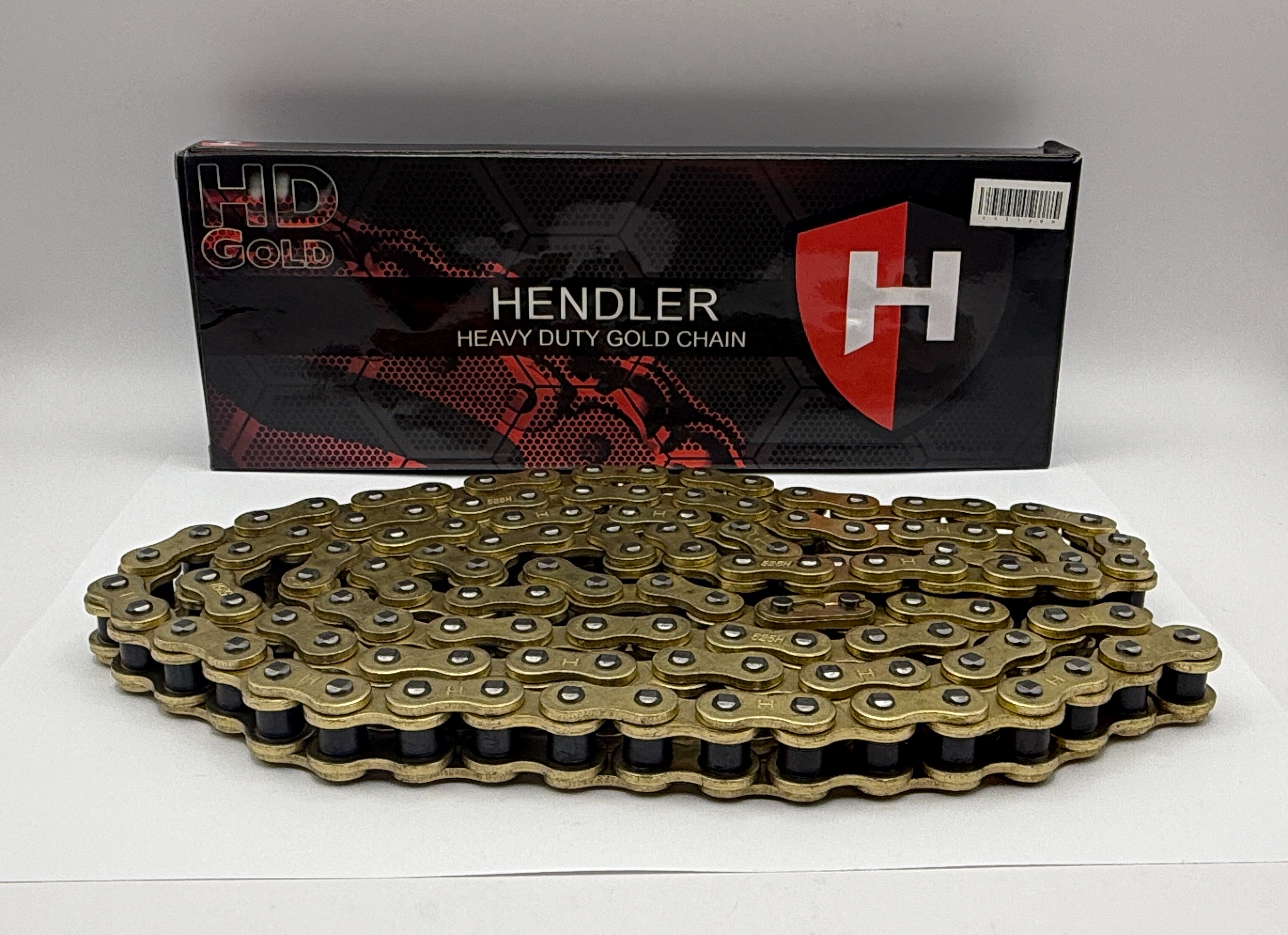 Hendler Chain Heavy Duty Gold 525-128 Links (30.5KN)