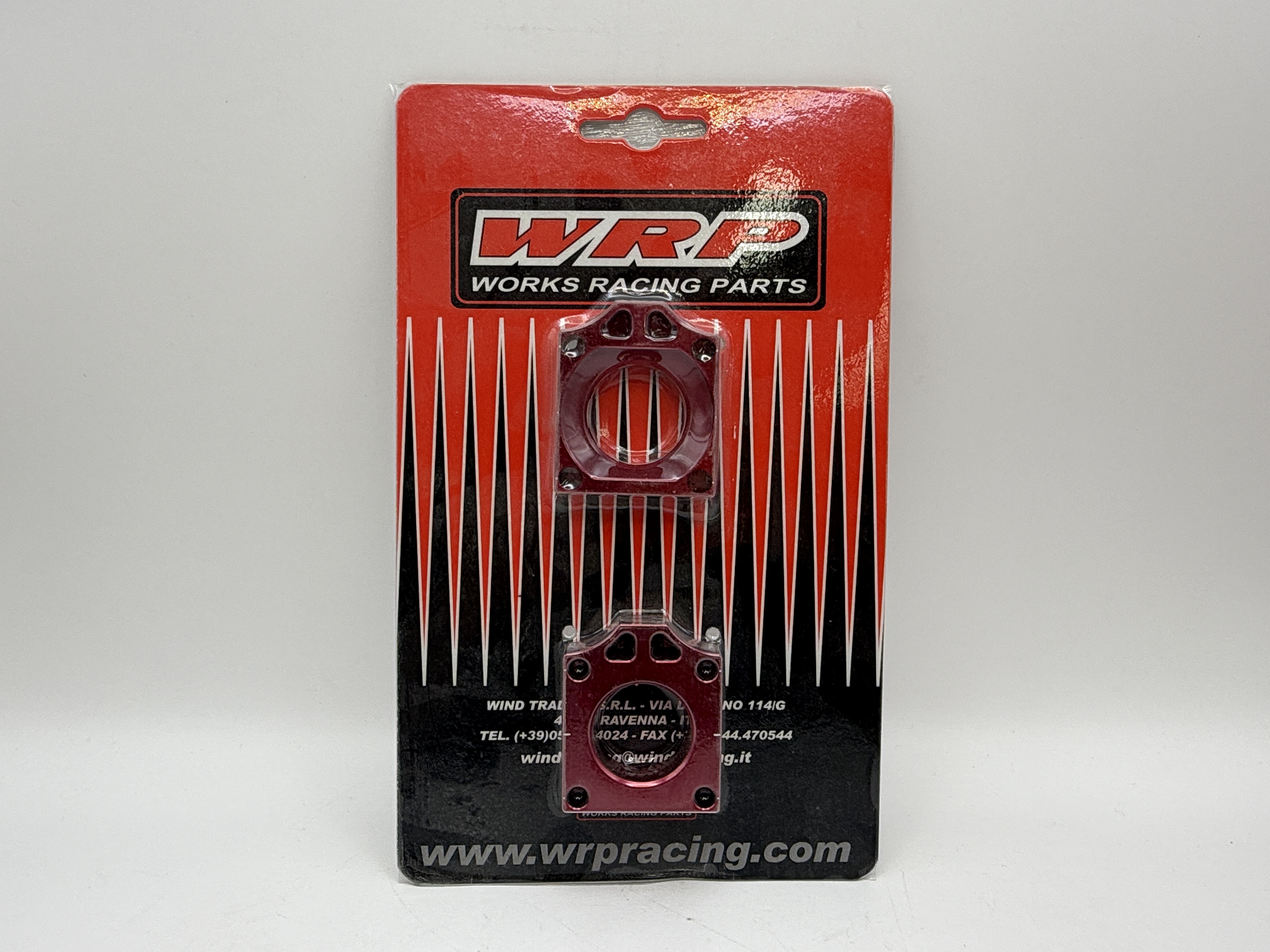 WRP Chain Adjuster Blocks Red CNC Alloy Kawasaki KX125, KX250, KX250F, KX450F 2004 Onwards