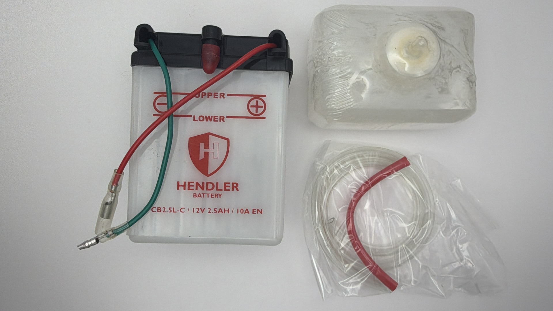 Hendler Battery CB2.5L-C With Acid Pack 12v 2.5AH L:80mm H:106mm W:70mm