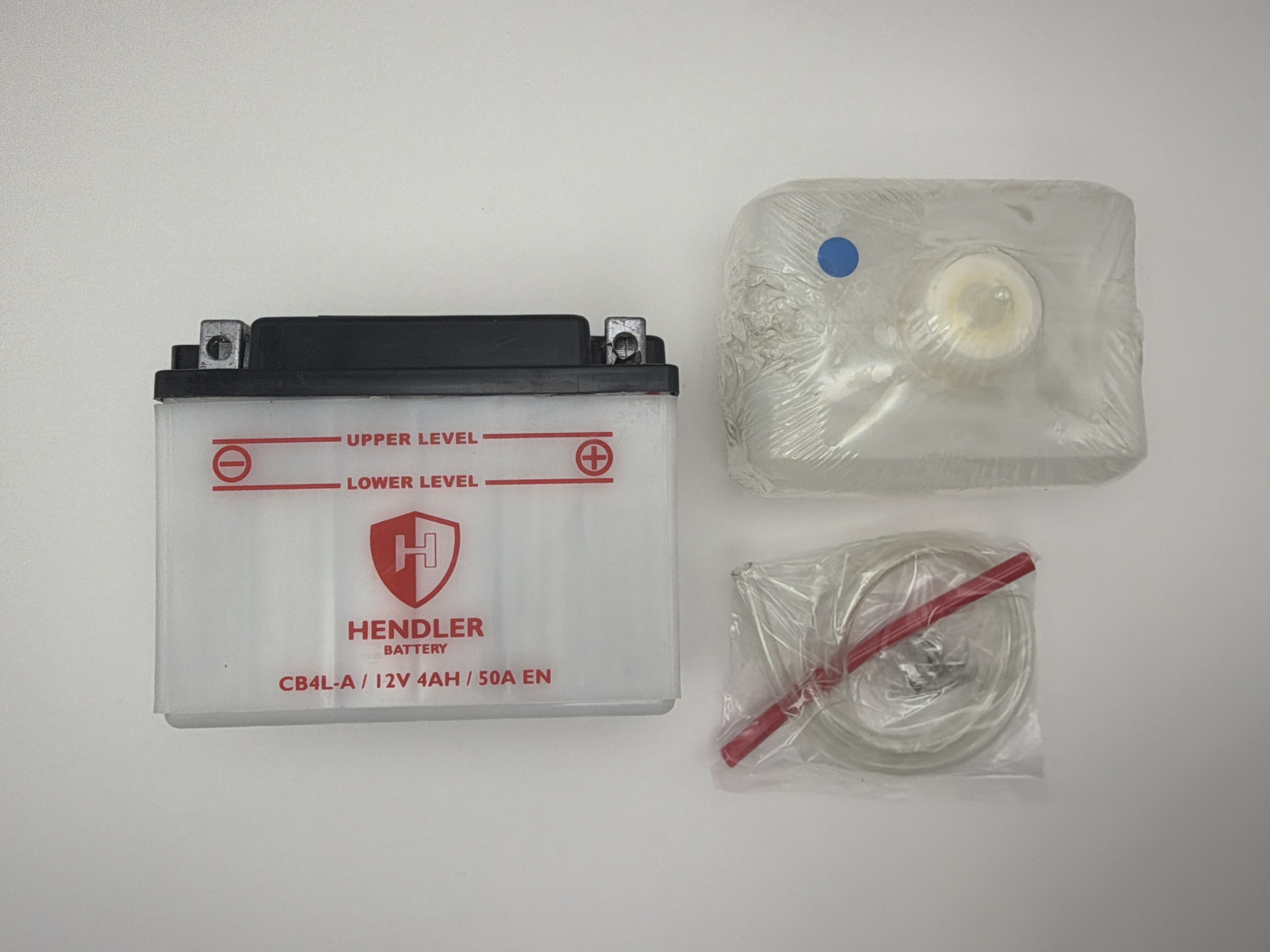 Hendler Battery CB4L-A With Acid Pack 12v 4AH L:121mm H:92mm W:71mm