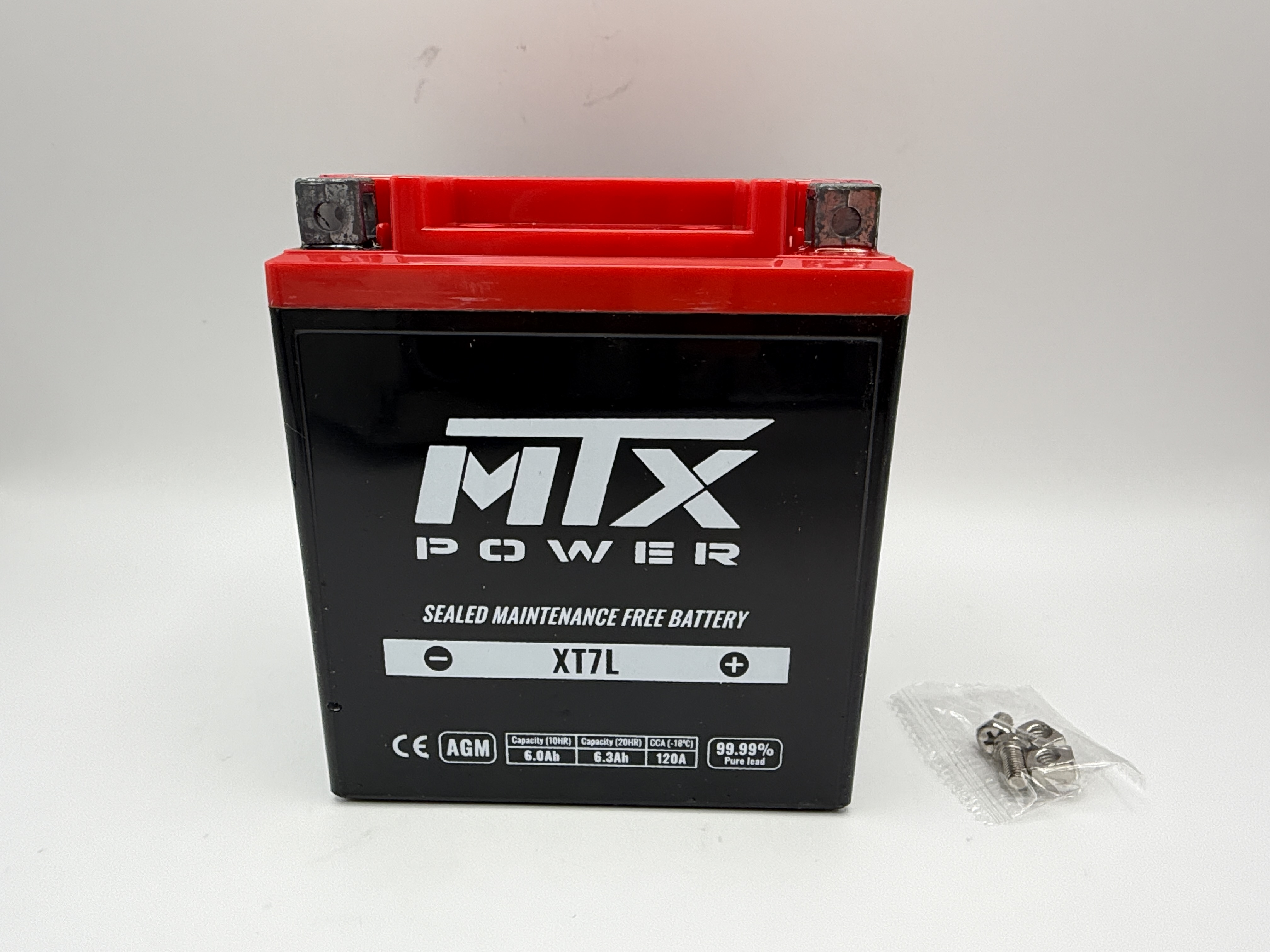 MTX Power Battery XT7L Sealed 12v 6AH CCA:120A L:113mm H:130mm W:70mm CTX7L-BS, CTX7L, USX7L