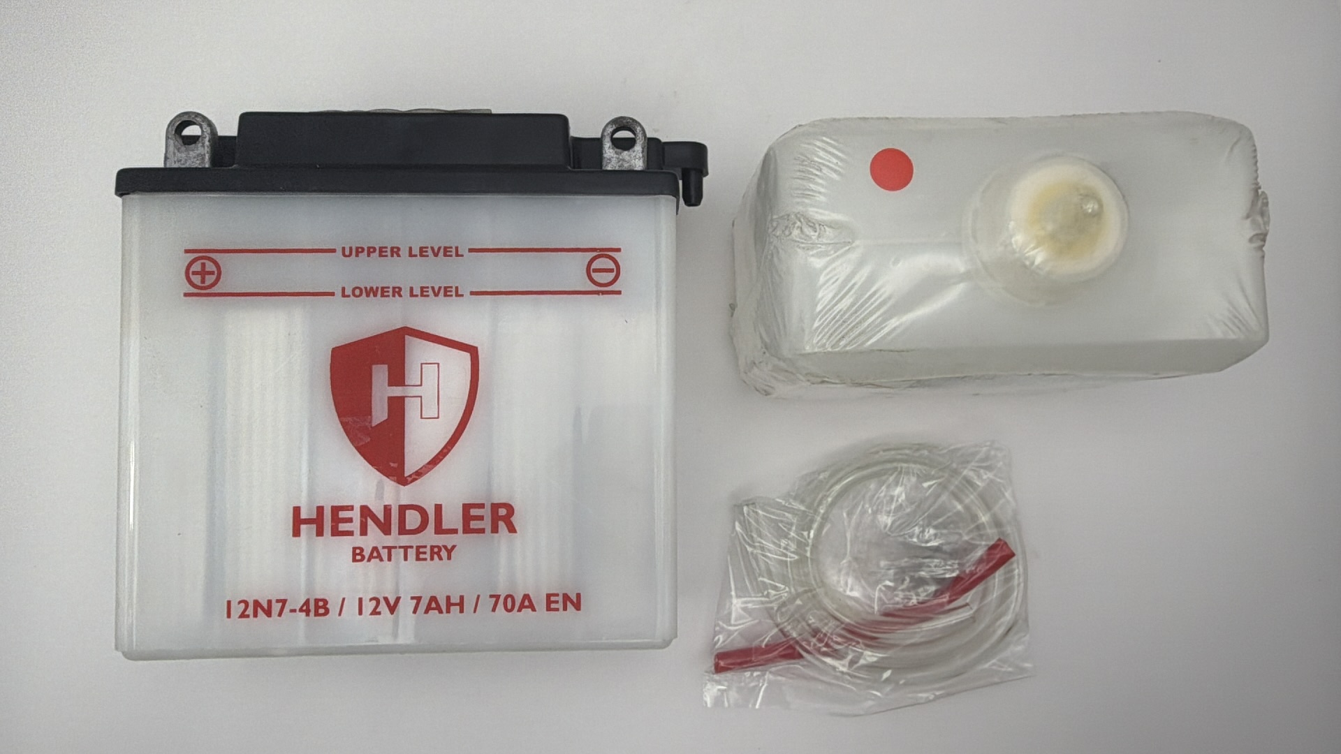 Hendler Battery 12N7-4B With Acid Pack 12v 7AH L:137mm H:133mm W:76mm