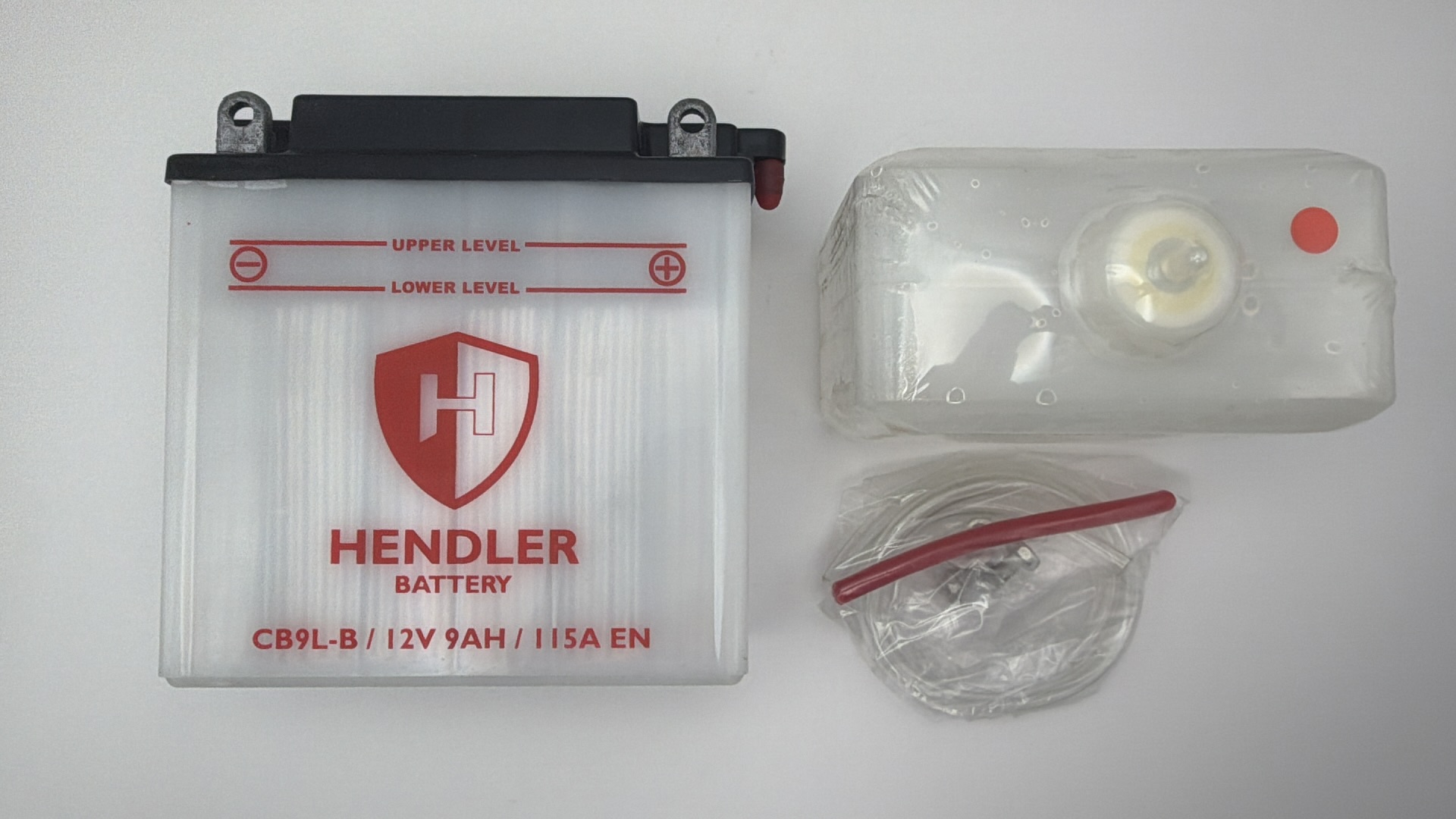 Hendler Battery CB9L-B With Acid Pack 12v 9AH L:137mm H:139mm W:76mm