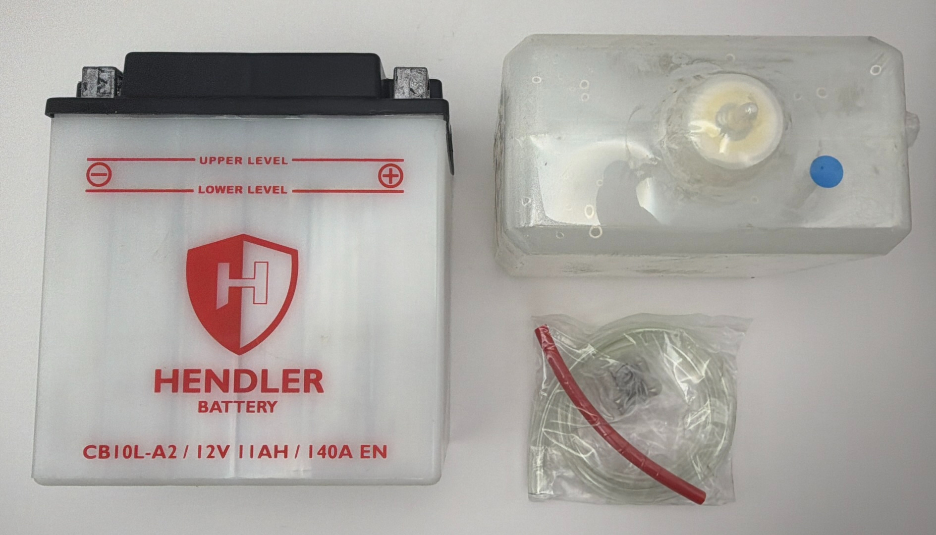 Hendler Battery CB10L-A2, 12N10-3A With Acid Pack 12v 11AH L:135mm H:145mm W:90mm