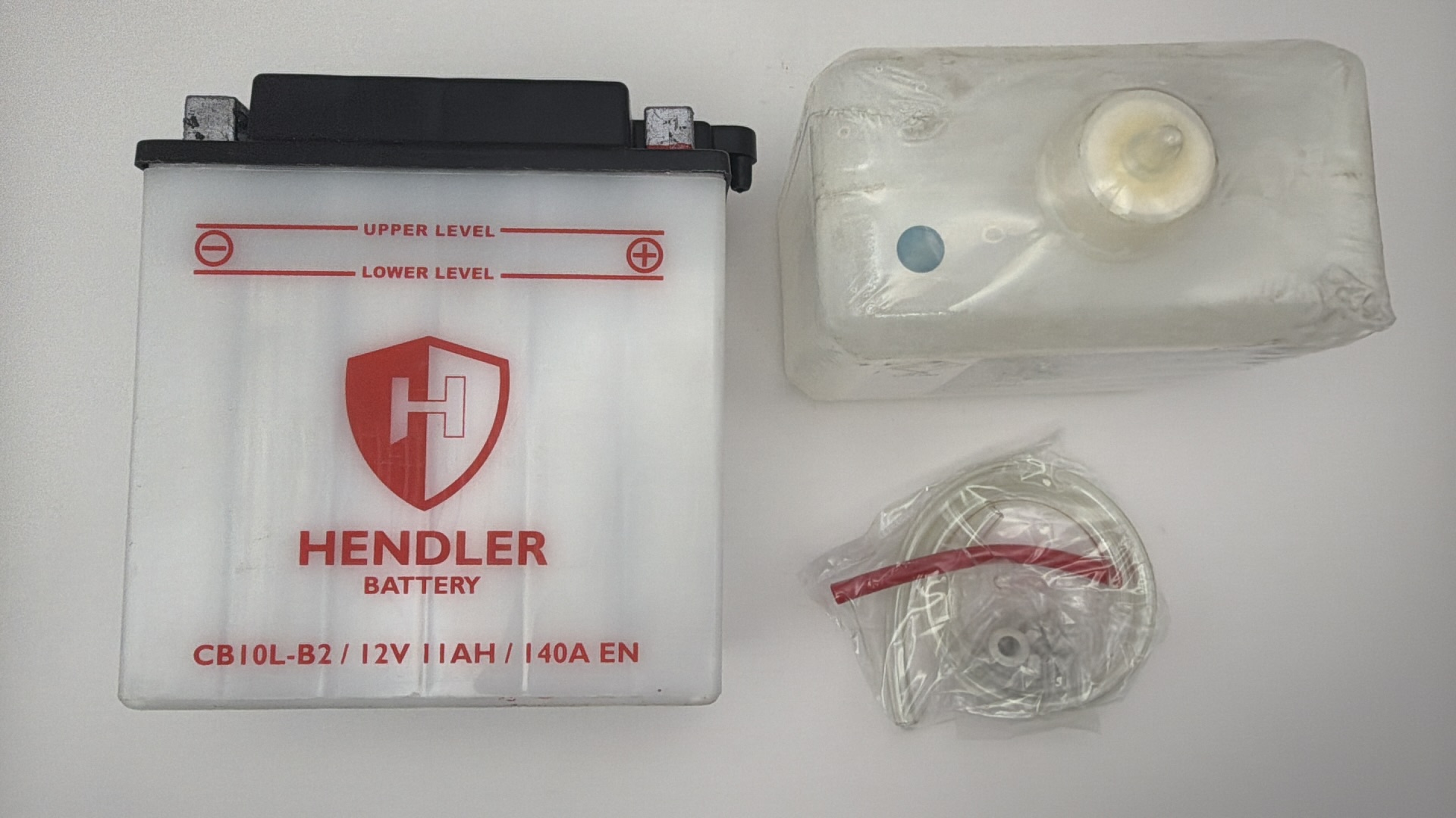 Hendler Battery CB10L-B2, 12N10-3B With Acid Pack 12v 11AH L:135mm H:145mm W:90mm