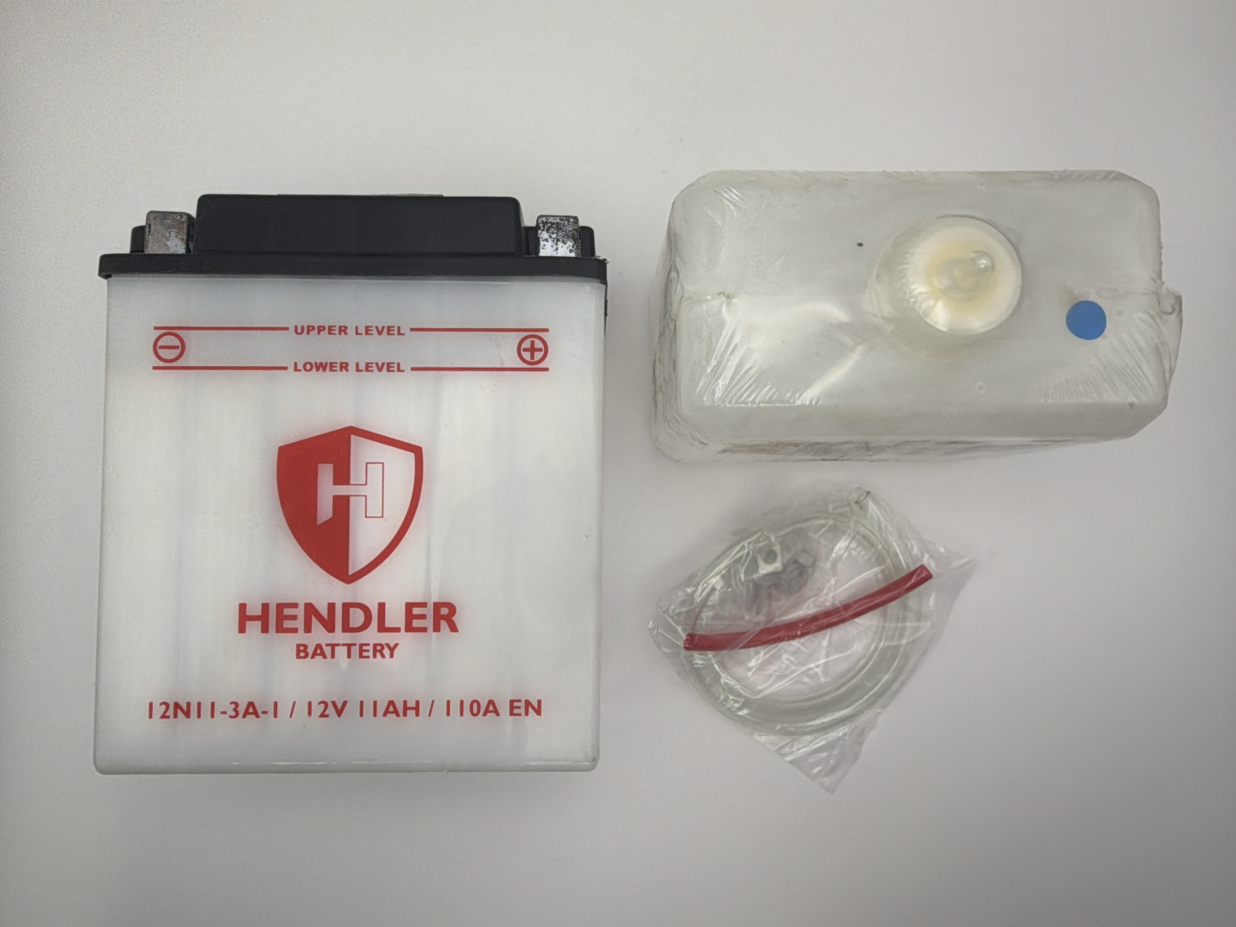 Hendler Battery 12N11-3A-1 With Acid Pack 12v 11AH L:134mm H:155mm W:90mm