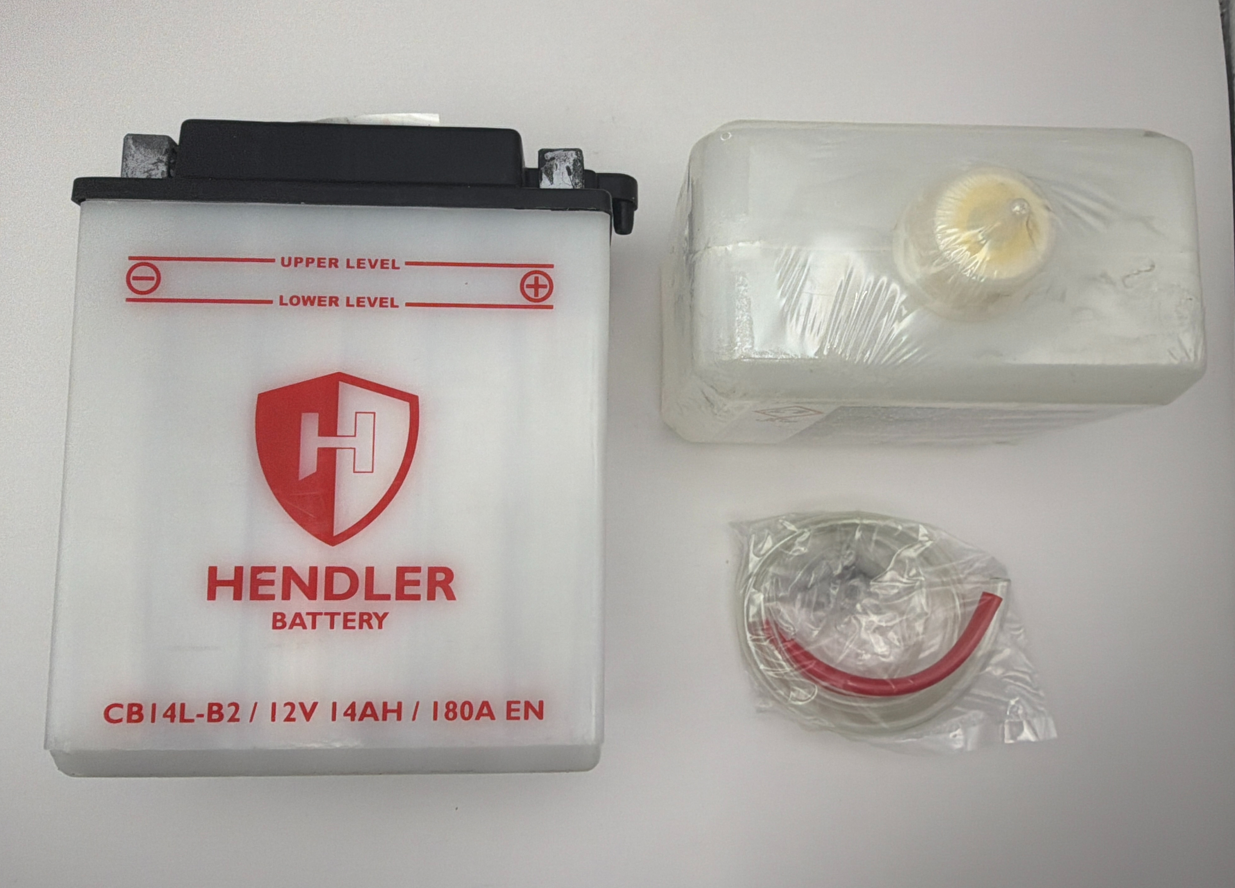 Hendler Battery CB14L-B2 With Acid Pack 12v 14AH L:135mm H:166mm W:91mm